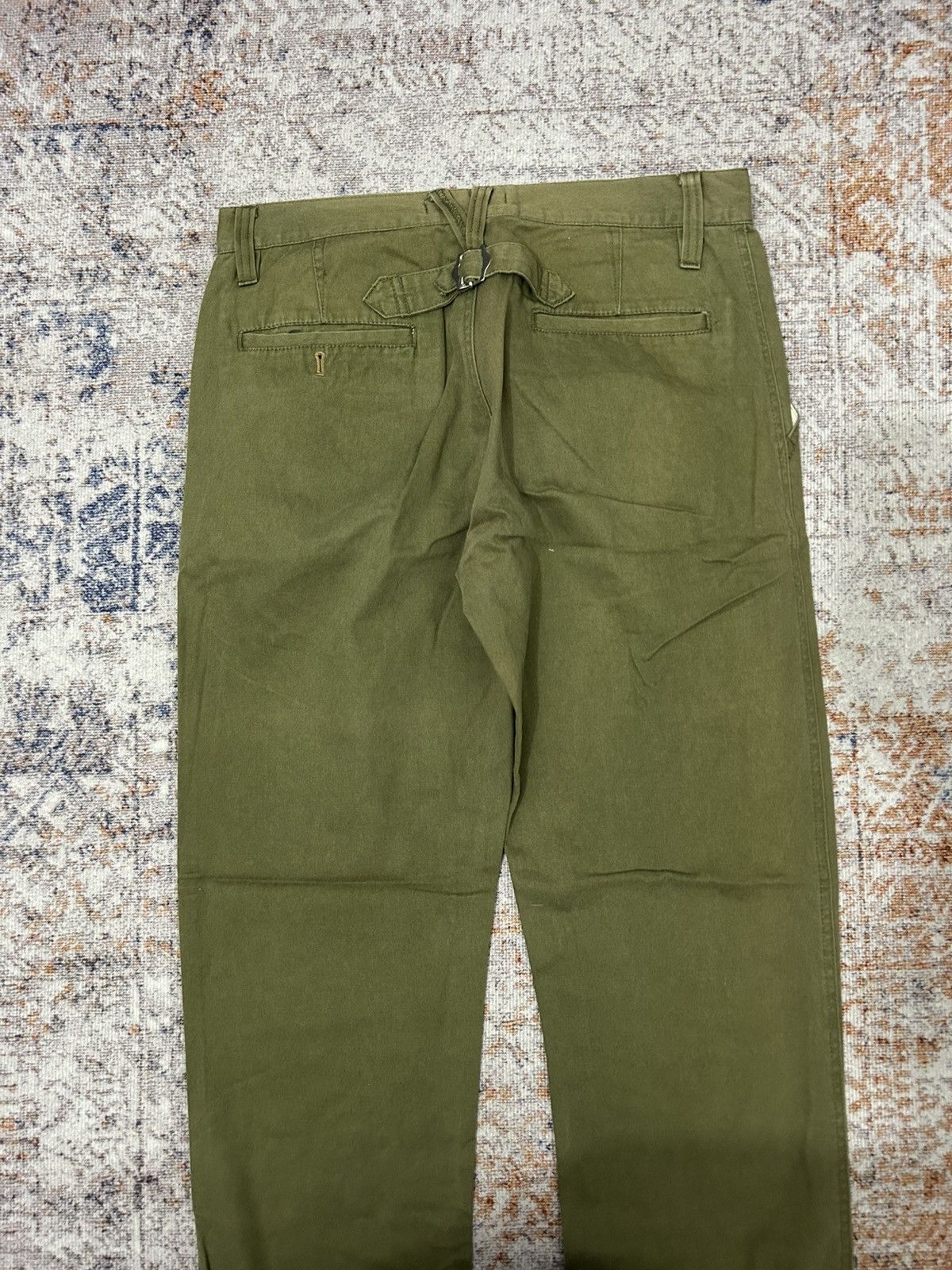 Tete Homme Vintage Sun Faded Tete Homme Issey Miyake Buckle Back Pants Size US 31 - 4 Thumbnail