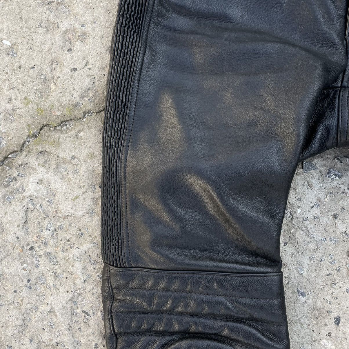Leather × Vintage Vintage Leather Pants Y2K 90s Moto Takai Japanese Brand Size US 30 / EU 46 - 6 Thumbnail