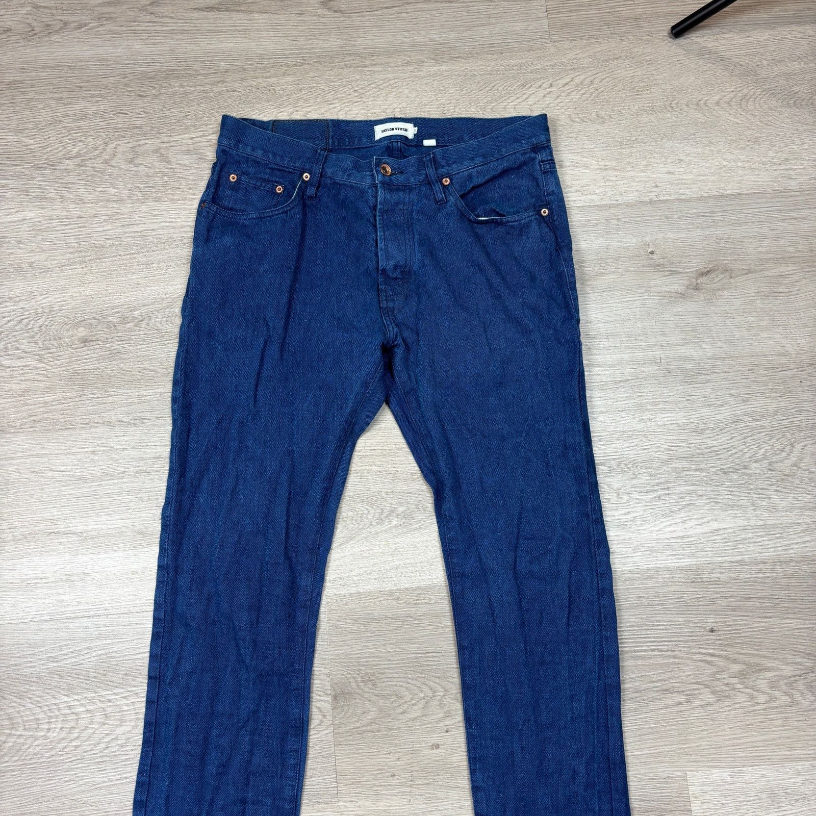Taylor Stitch Taylor Stitch Hemp Organic Cotton Slim Jeans Men's 33x35 Size US 33 - 2 Thumbnail