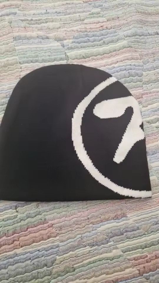 Japanese Brand Aphex Twin Kpop Beanie Hat Embroider Knit Warm Cap Size ONE SIZE - 9 Thumbnail