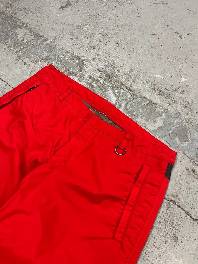 Prada Prada Linea Rossa Gore-Tex Red Ski Pants Size US 34 / EU 50 - 7 Thumbnail