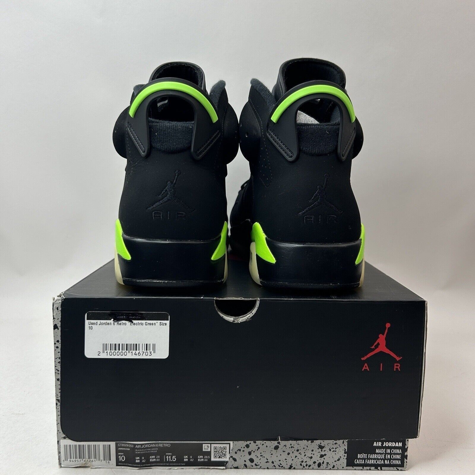 Jordan Brand Nike Shoes Air Jordan 6 Retro “Electric Green” CT8529-003 Size US 10 / EU 43 - 5 Thumbnail