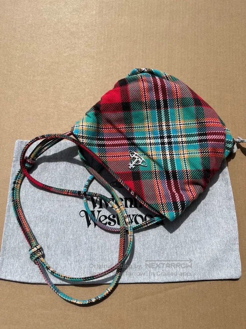 Vivienne Westwood Vivienne Westwood size os Plaid Cloud Shoulder Bag, Wallet Size ONE SIZE - 5 Thumbnail