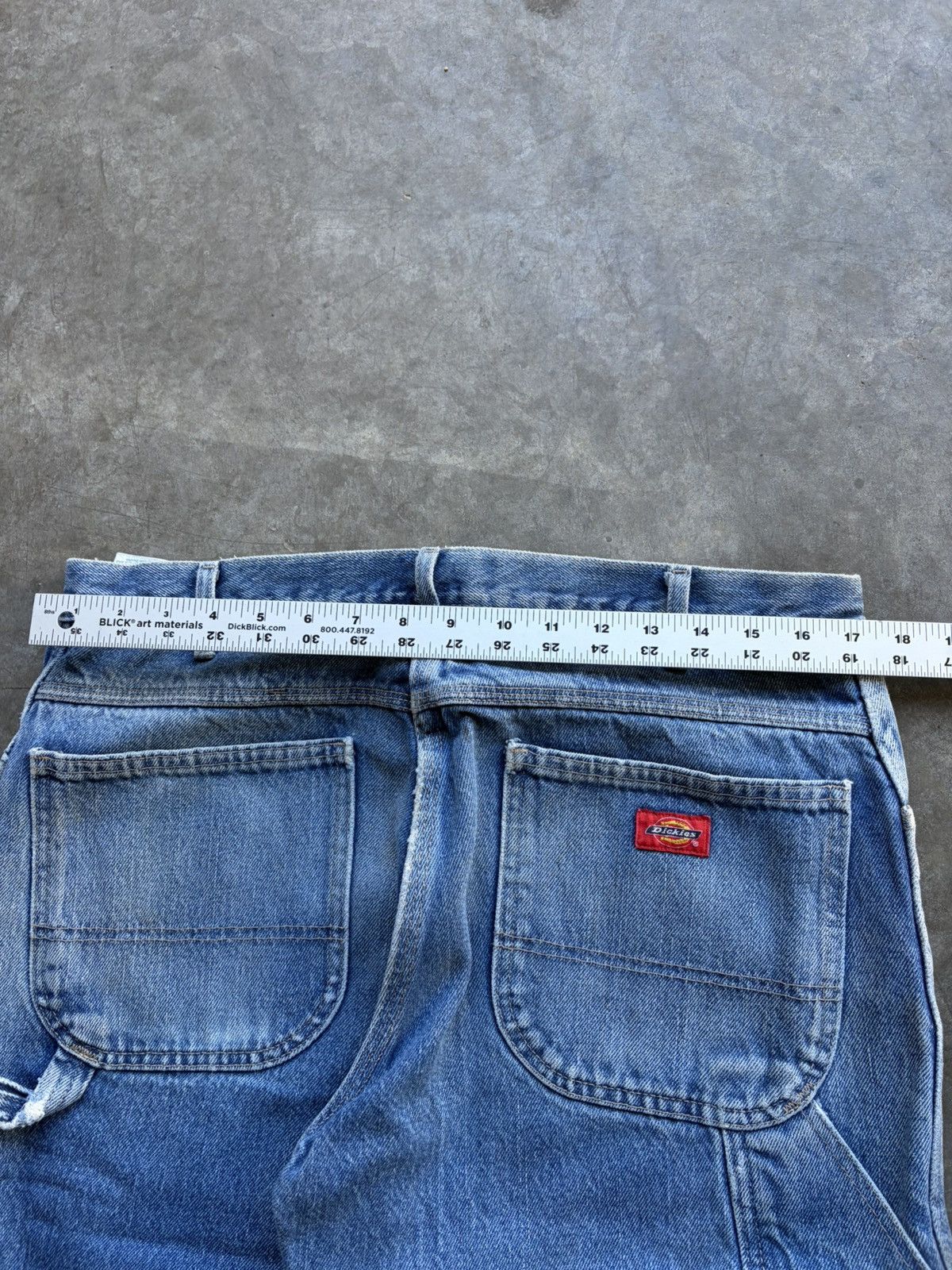 Dickies Dickies Faded Distressed Vintage Baggy Workwear Denim 1990s Size US 34 / EU 50 - 5 Thumbnail