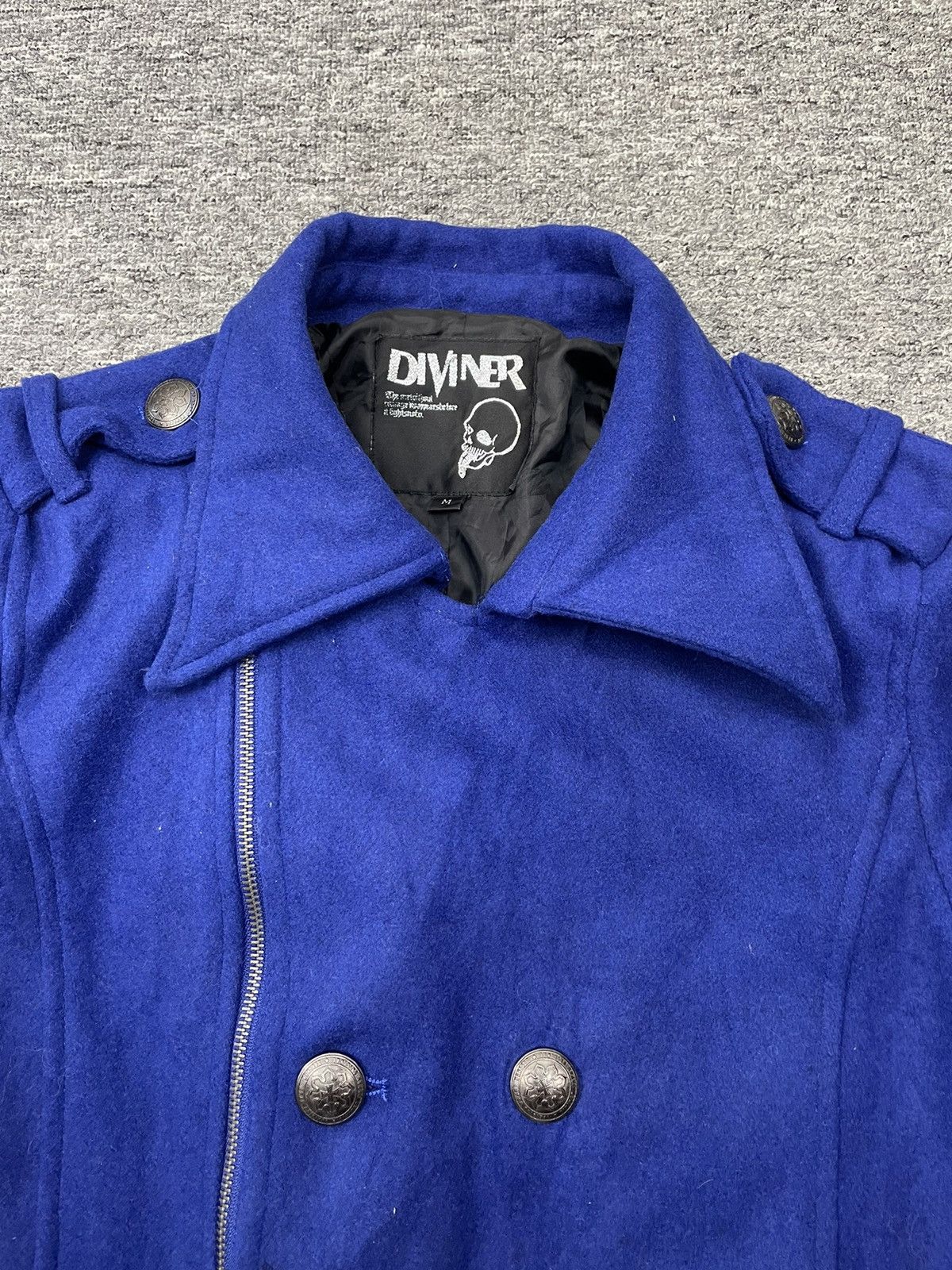 If Six Was Nine × Le Grande Bleu (L.G.B.) Vintage Diviner Japan Double Collar biker Jacket Size US M / EU 48-50 / 2 - 3 Thumbnail
