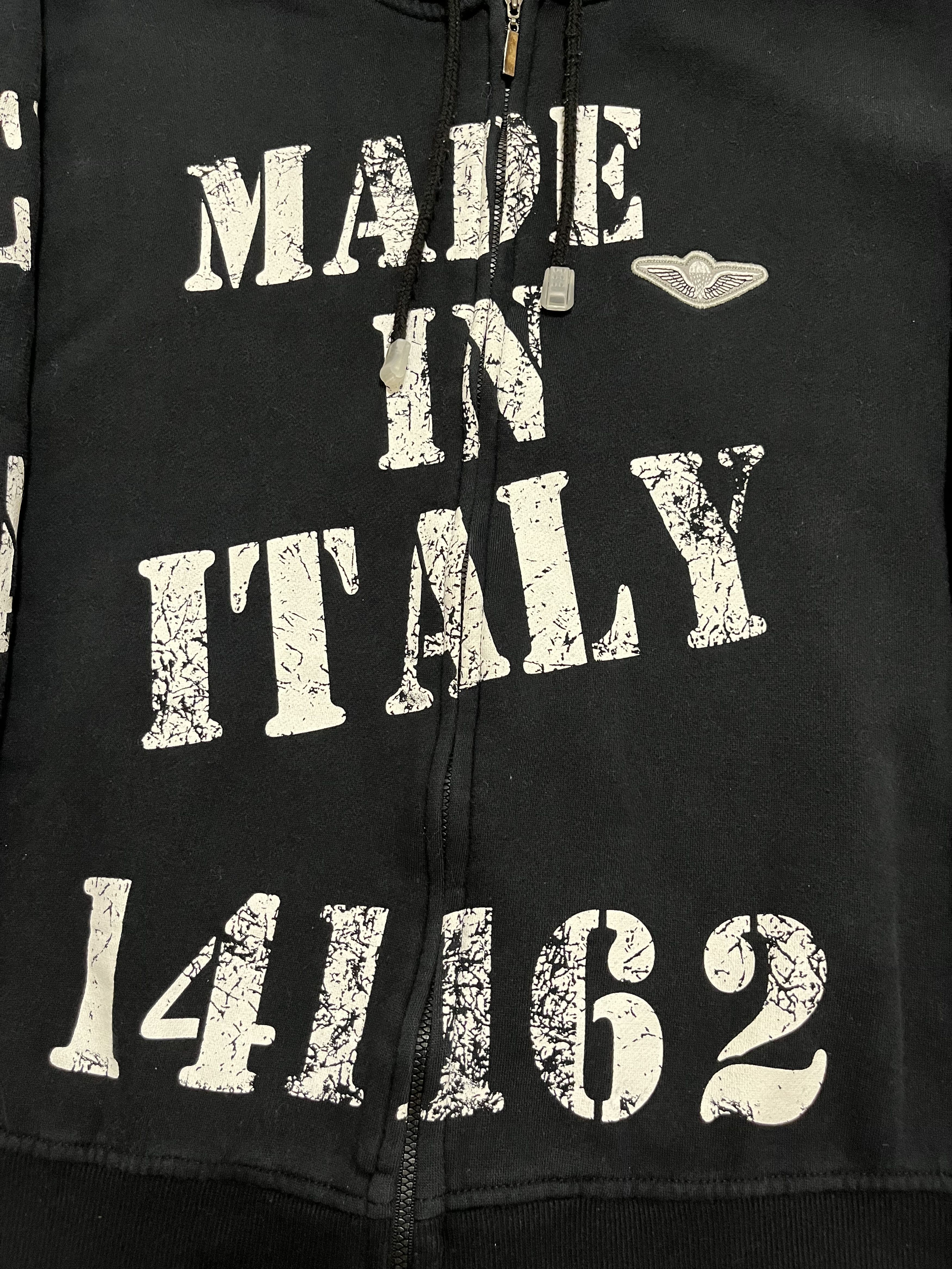 Dolce & Gabbana Dolce & Gabbana “MADE IN ITALY 141162” Graphic Zip-Up Hoodie Size US L / EU 52-54 / 3 - 5 Thumbnail