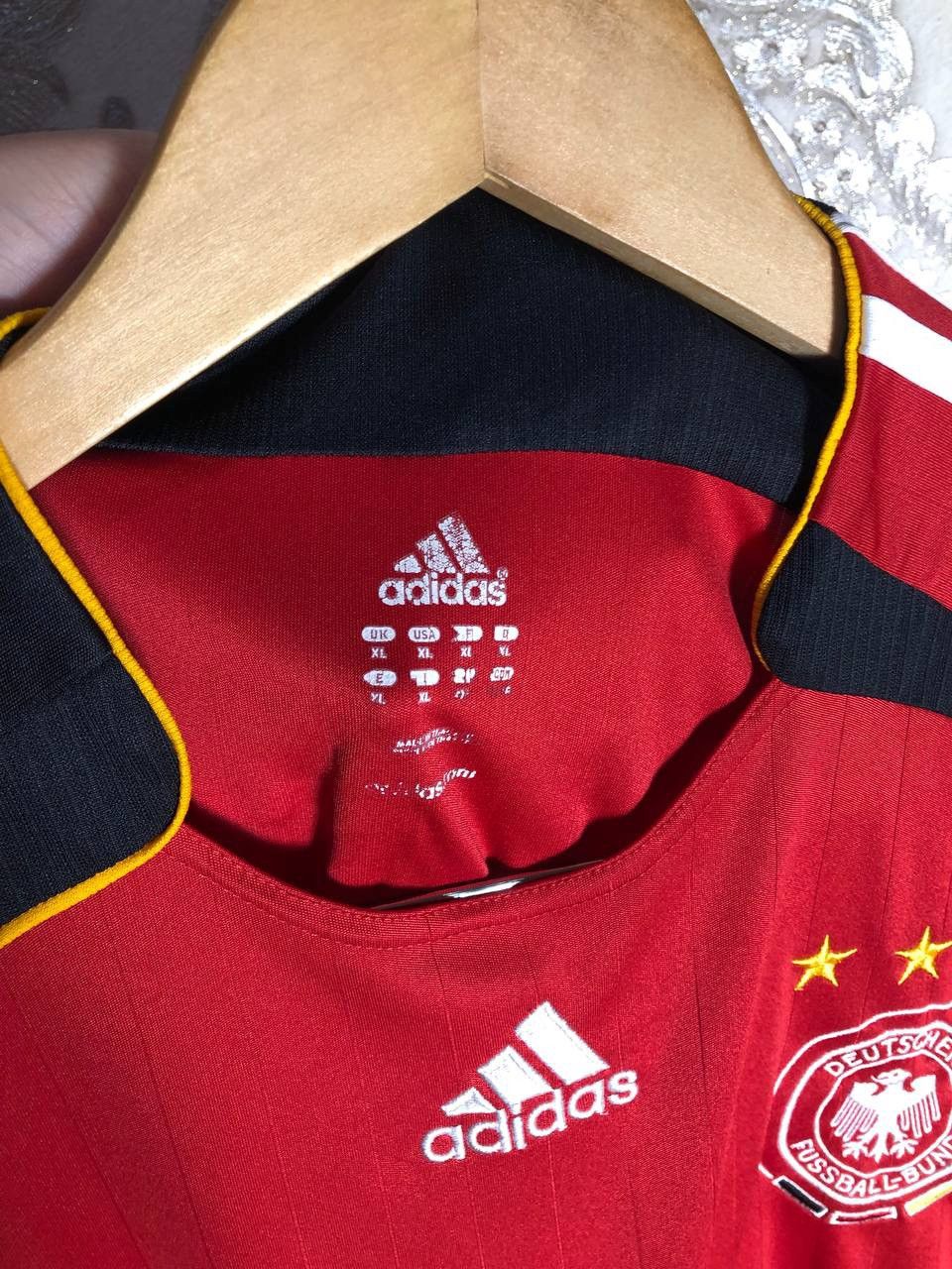 Adidas × Vintage VERY RARE ADIDAS GERMANY RETRO SOCCER JERSEY BLOKECORE Y2K Size US XL / EU 56 / 4 - 3 Thumbnail