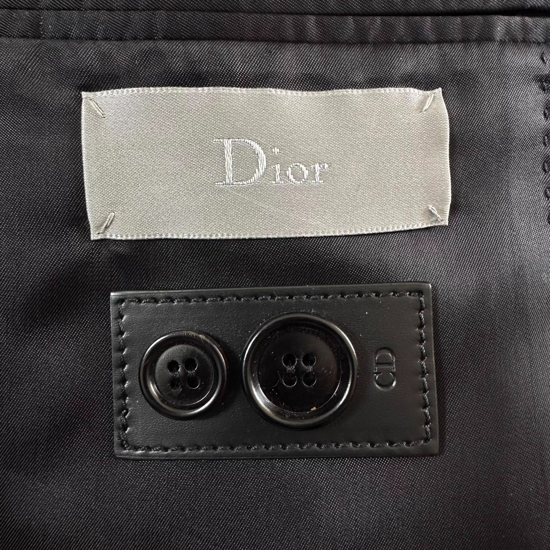 Dior Dior Navy Camel Hair Blazer w/ Denim Trim 50 Size 50S - 5 Thumbnail