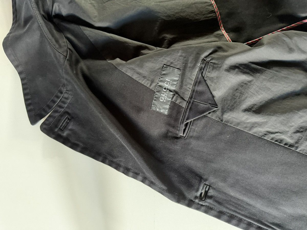 Gucci GUCCI-Black 100% Cotton Double-Breasted Jacket-Field Coat XL Size US L / EU 52-54 / 3 - 12 Thumbnail