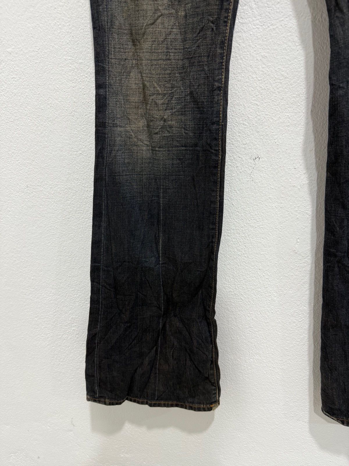 7 For All Mankind × The Great China Wall Flare Denim 7 For All Mankind Distress Style Made in USA Size US 31 - 7 Thumbnail