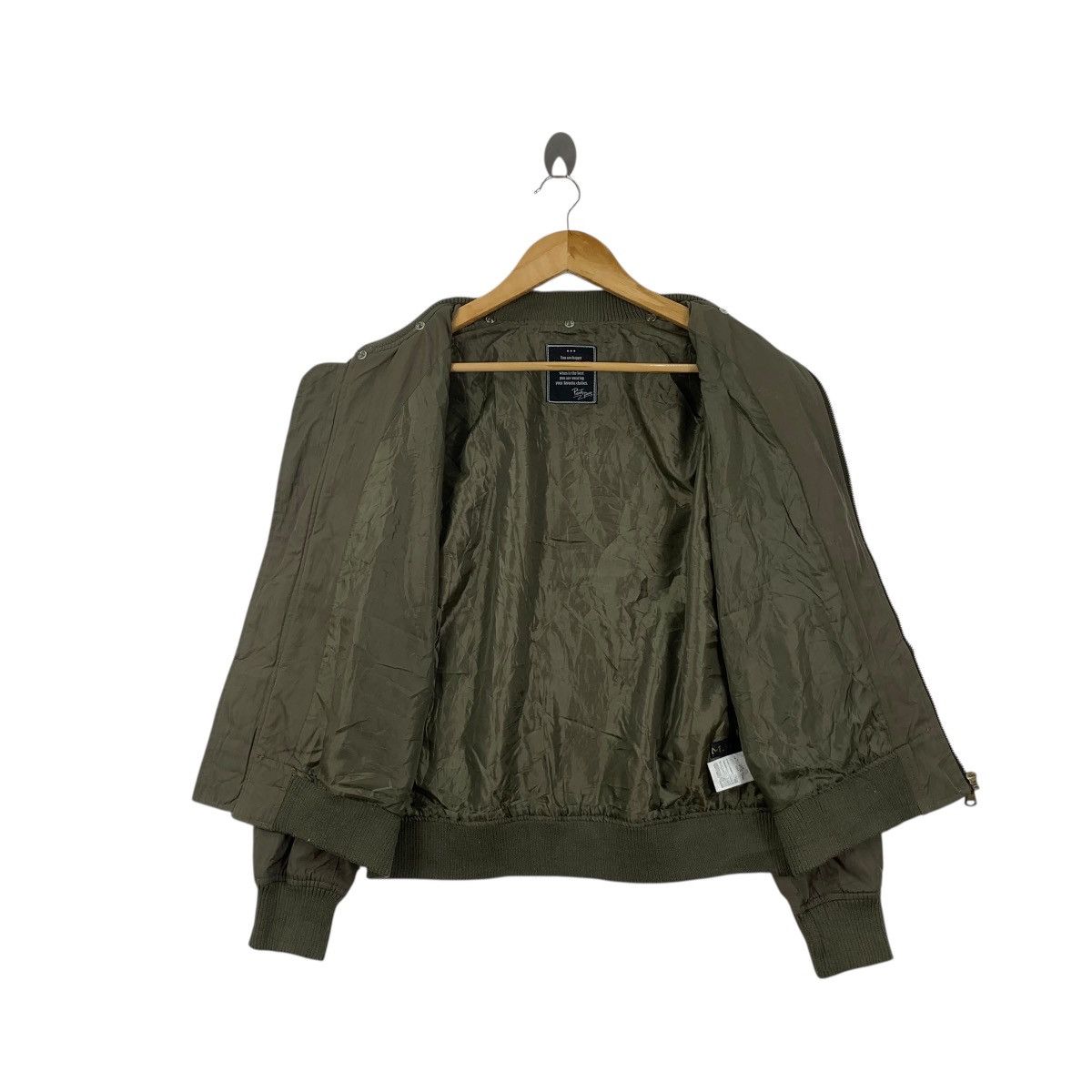 Other PRIVATE PAUSE JAPAN MA-1 Fighter Bomber Jacket Zipper Pilot Size M / US 6-8 / IT 42-44 - 7 Thumbnail