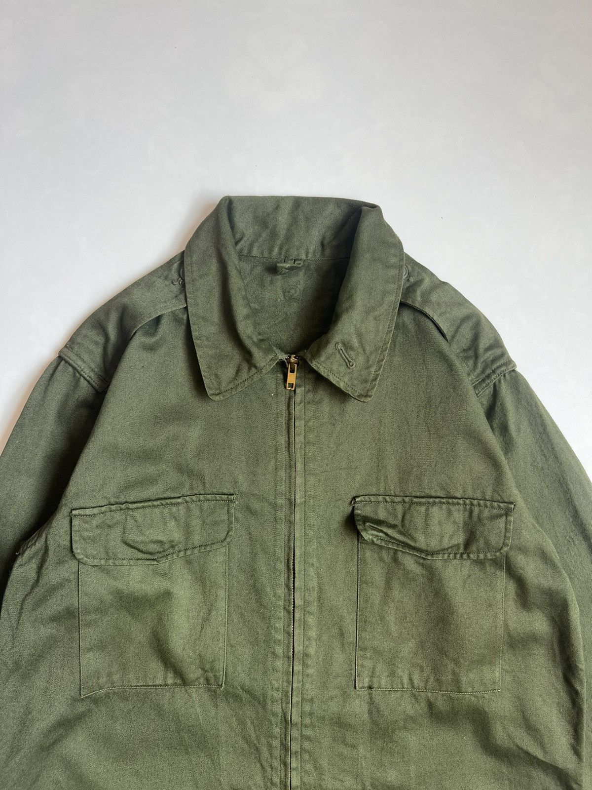 Japanese Brand Vintage Military Zip Up Army Jacket Size US M / EU 48-50 / 2 - 3 Thumbnail