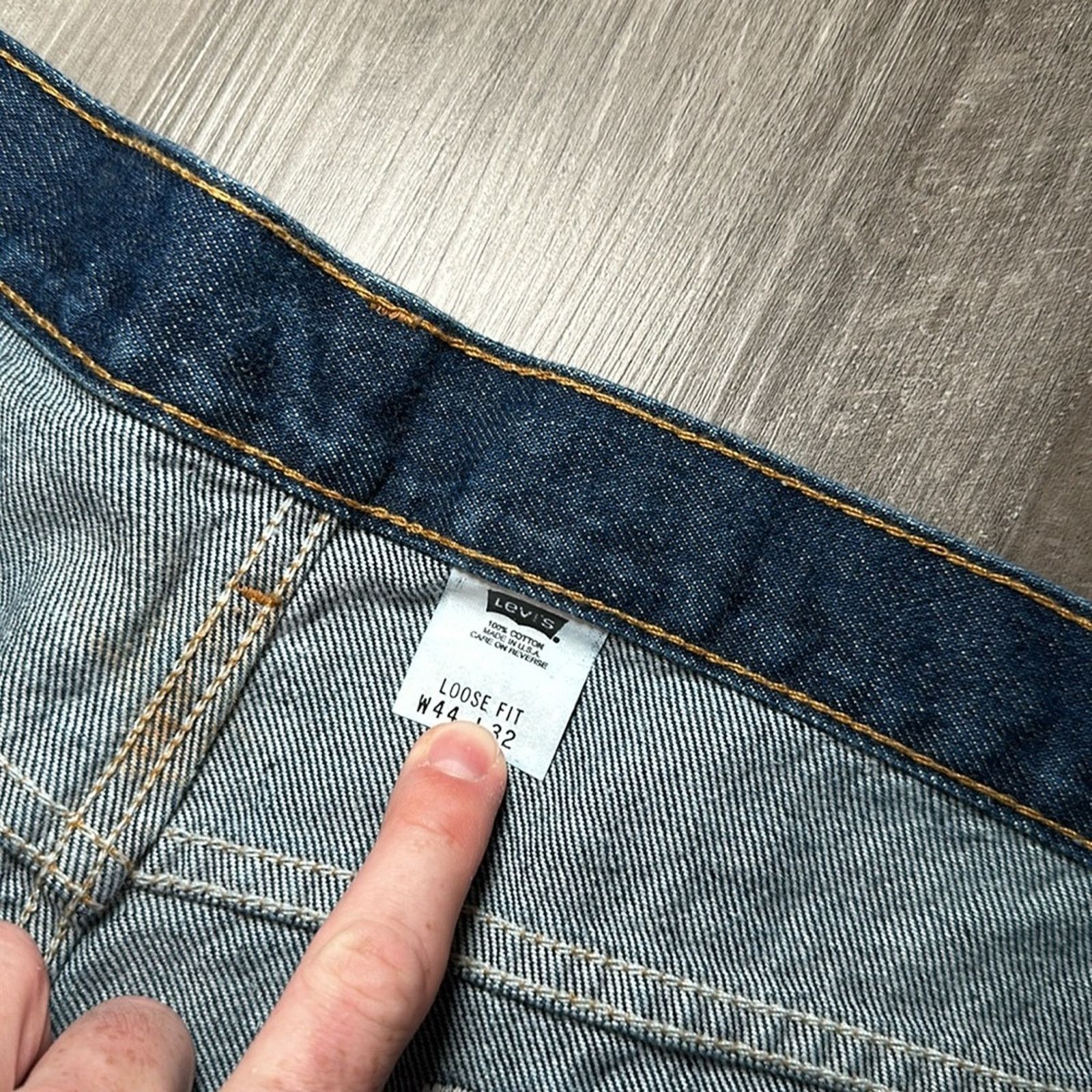 Levi's Levi’s 545 Workwear Loose Fit Utility Jeans - 44x29 Size US 44 / EU 60 - 8 Thumbnail