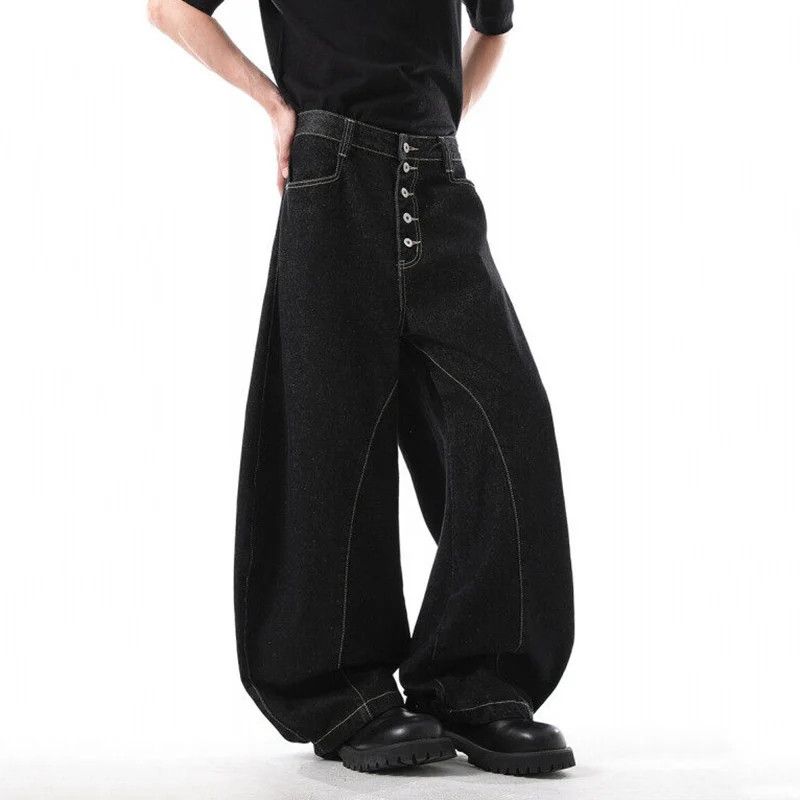 Japanese Brand × Jean Black Baggy Denim Jeans Size US 28 / EU 44 - 3 Thumbnail