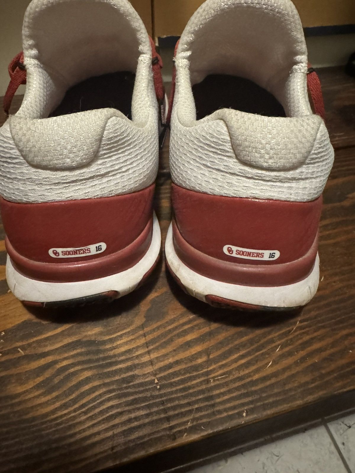 Nike Oklahkma Sooners Nike Free Runs Size US 11 / EU 44 - 4 Thumbnail