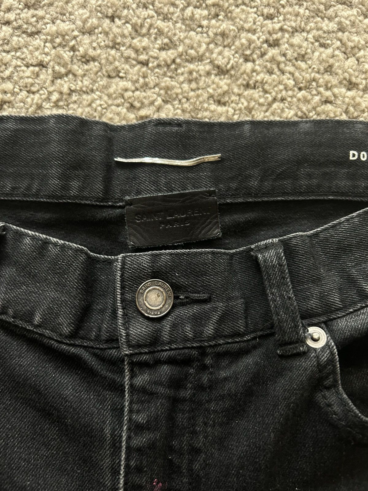 Saint Laurent Paris Saint laurent paris d02 jeans hedi slimane era Size US 32 / EU 48 - 3 Thumbnail