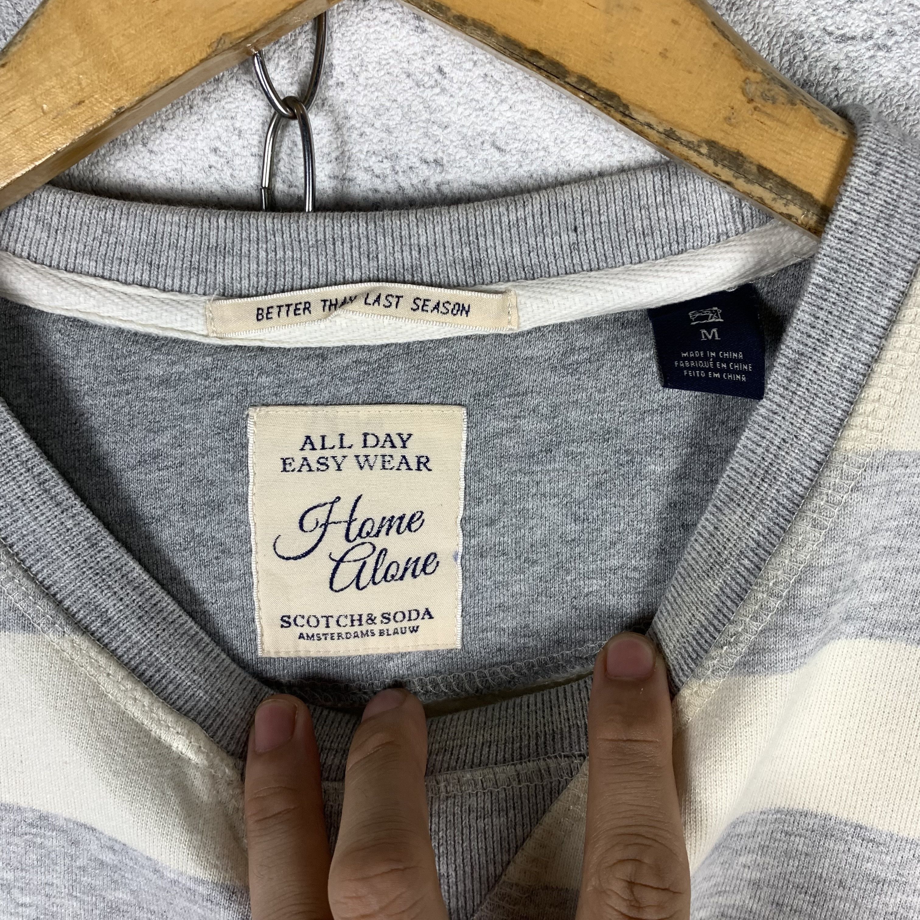 Japanese Brand Scotch & Soda Stripe Sweatshirt Crewneck Size US M / EU 48-50 / 2 - 2 Thumbnail
