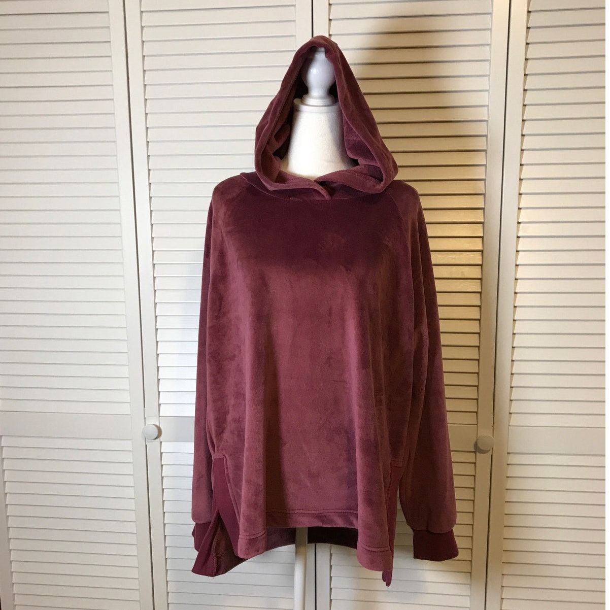 Other Member’s Mark Pearl Plush Hoodie Long Sleeve Sweatshirt L Size L / US 10 / IT 46 - 1 Thumbnail