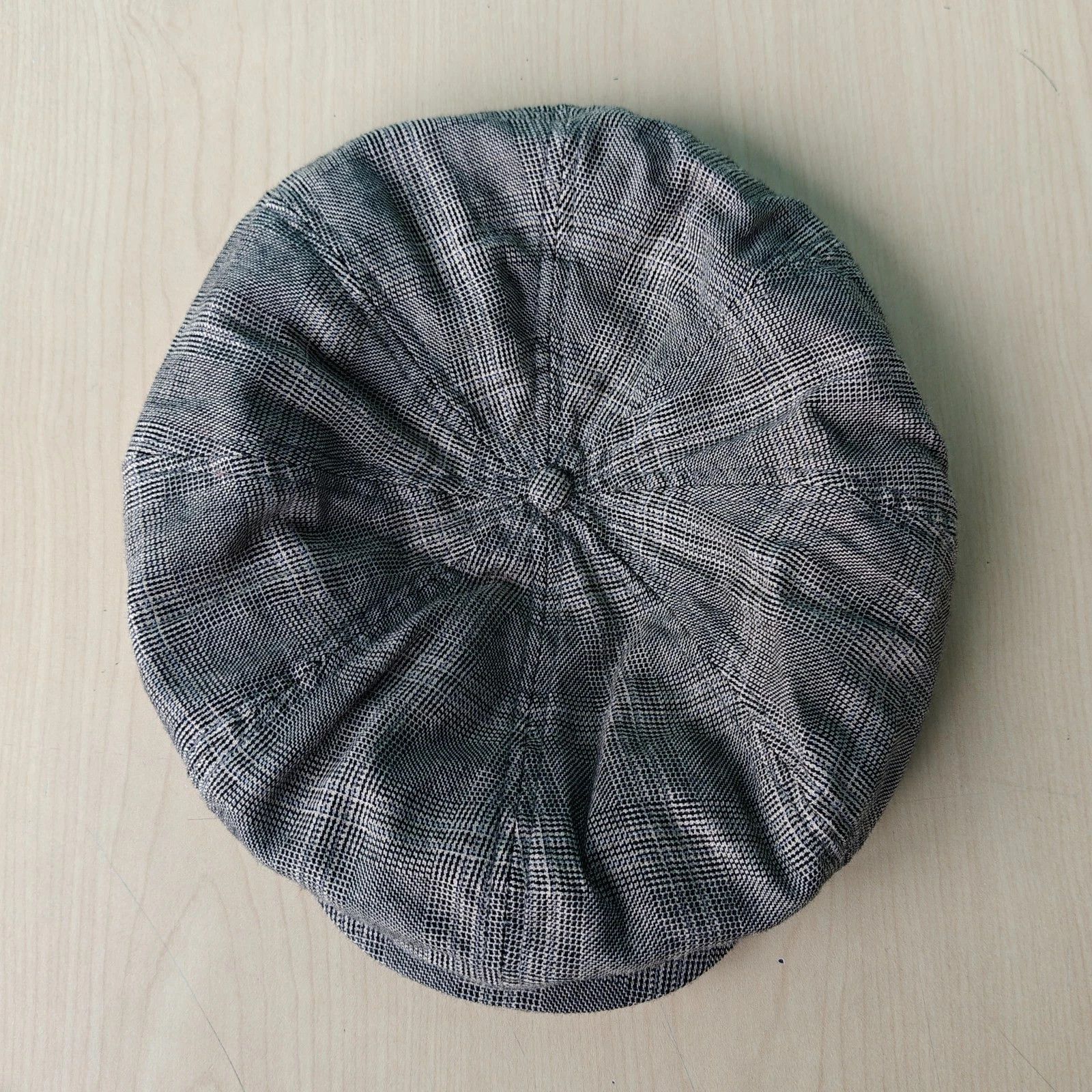 RRL Ralph Lauren DOUBLE RL Wool-Cotton Glen Plaid Newsboy Cap T/1908 Size ONE SIZE - 8 Thumbnail