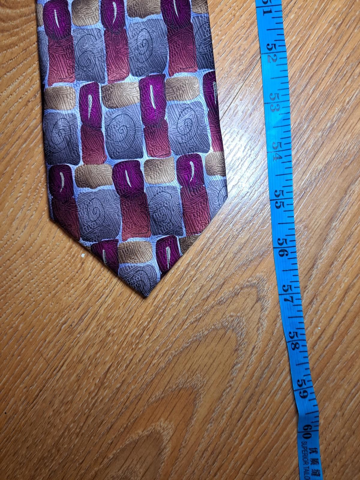 Other VINTAGE Jerry Garcia Tie Mens 100% Silk Red Abstract Art Size ONE SIZE - 6 Thumbnail