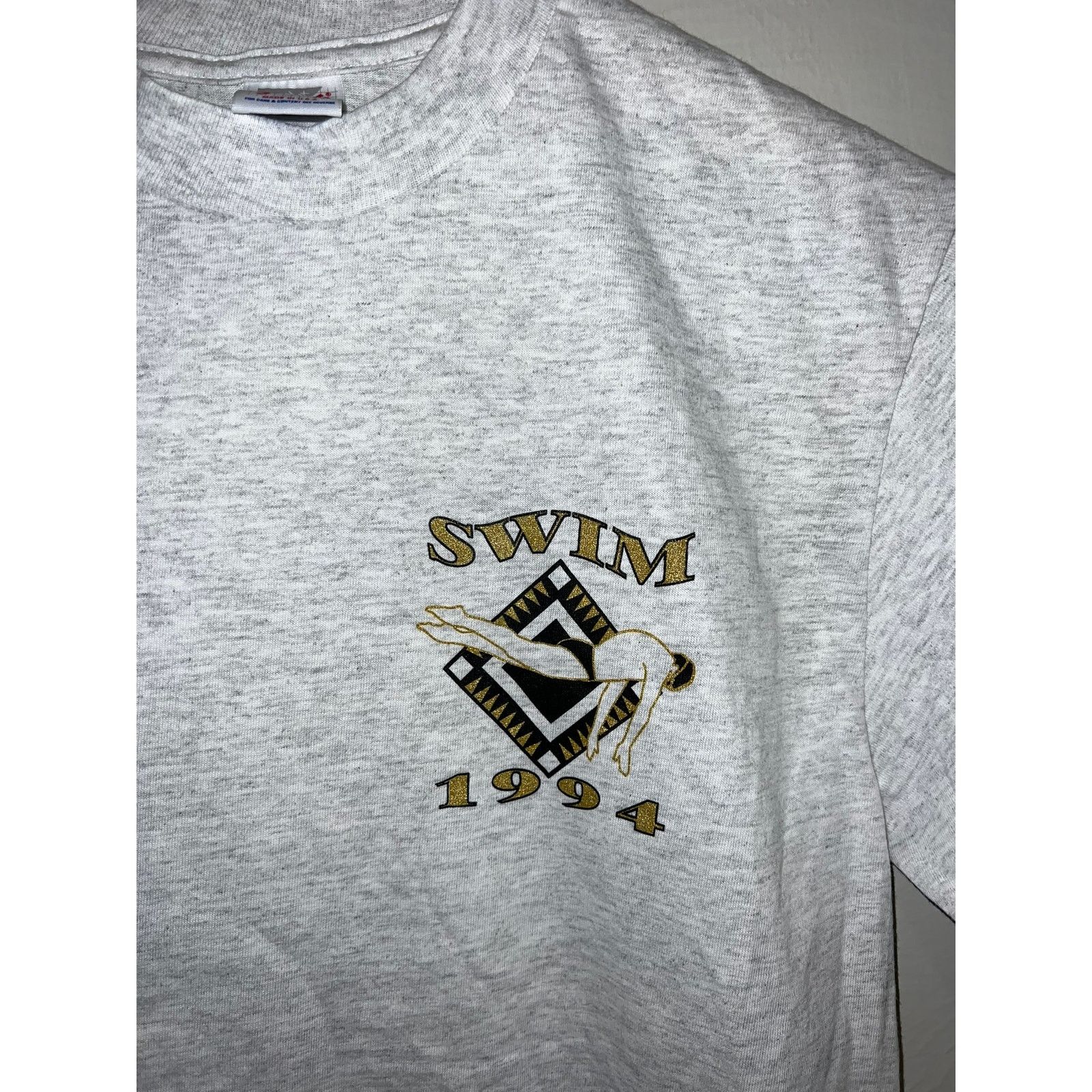 Jerzees Vintage Bozeman Shirt Invitational Swimming Swim Tee 90s M Size US M / EU 48-50 / 2 - 3 Thumbnail