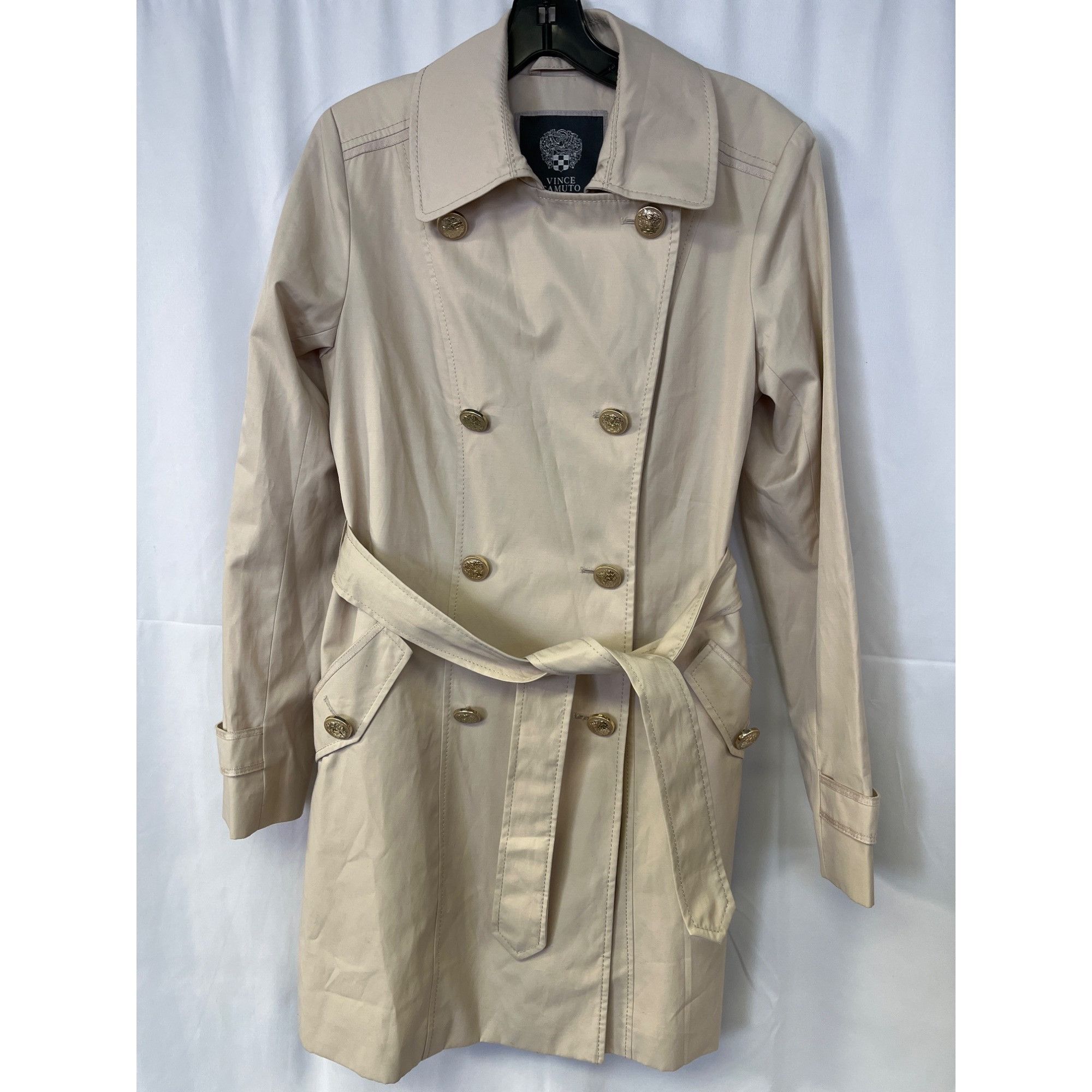 Vince Camuto Vince Camuto Womens Biege Trench Coat Size M SKU 6680 Size M / US 6-8 / IT 42-44 - 1 Thumbnail