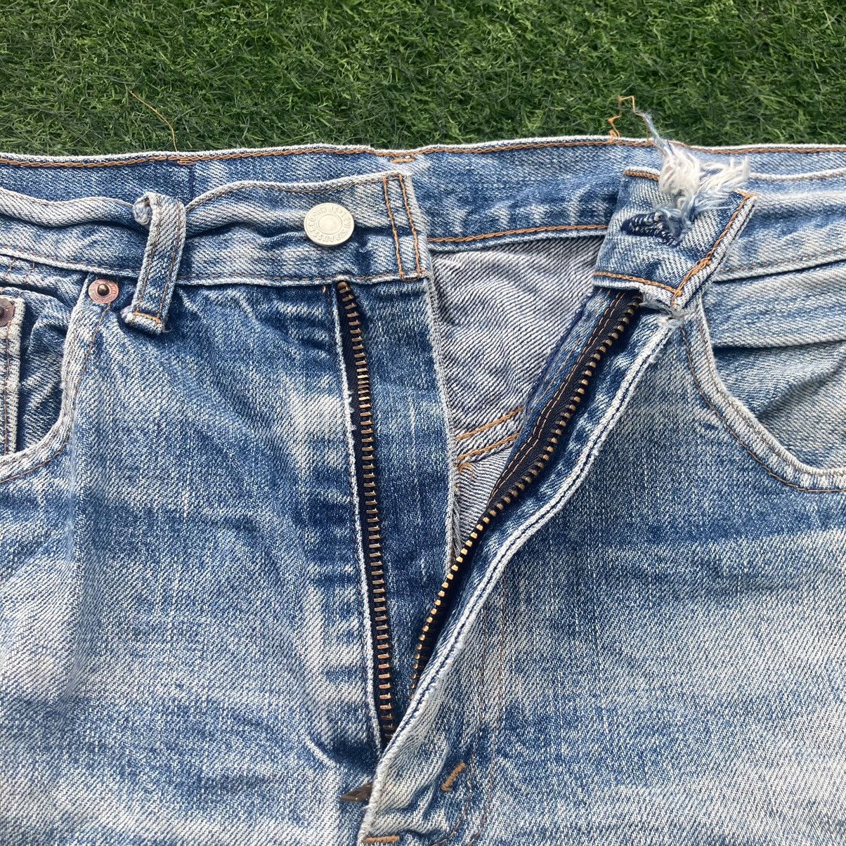 Levi's LEVI’S BIG E 502 XX SELVEDGE DISTRESSED JEANS Size US 33 - 7 Thumbnail