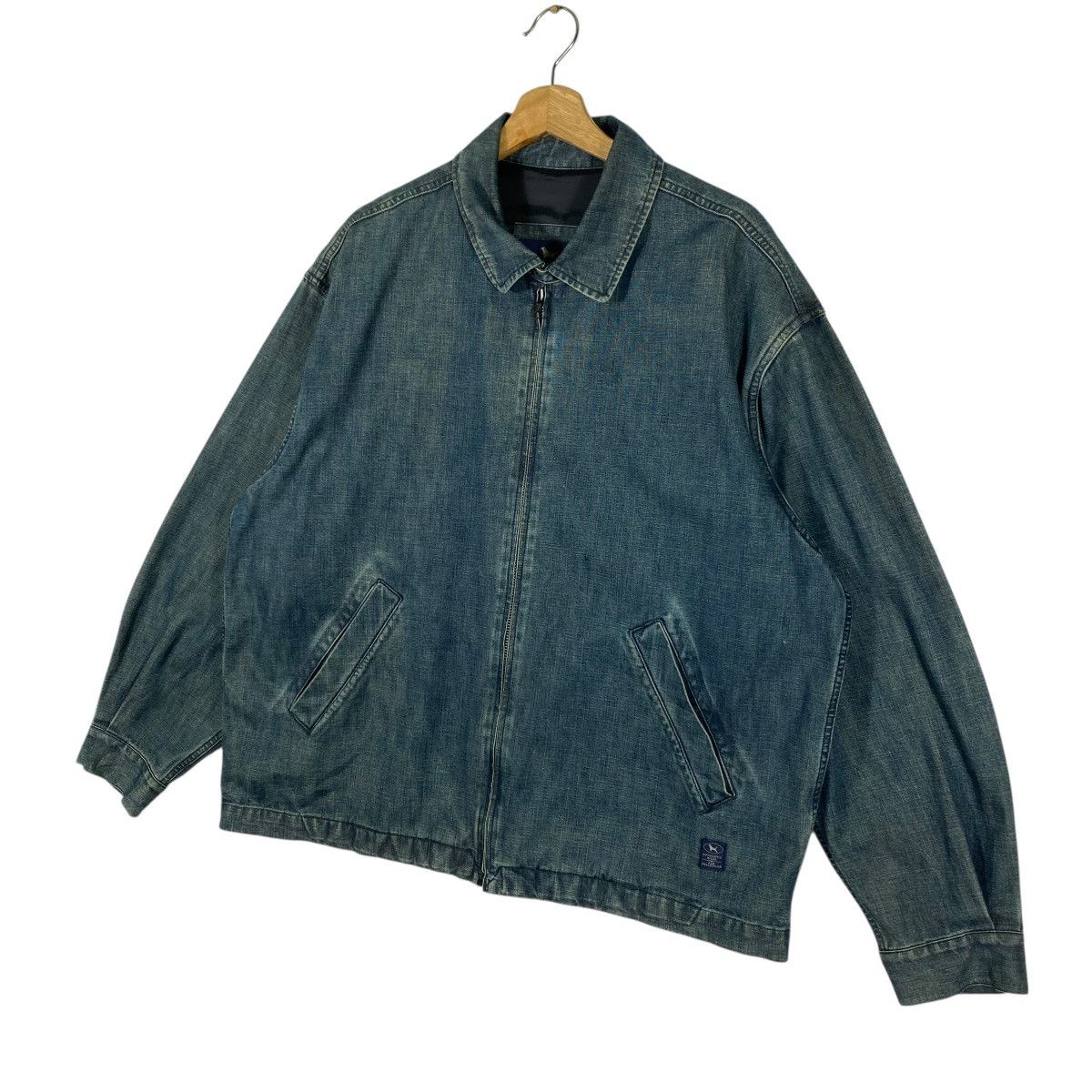 Japanese Brand Vintage Unique Retro Ken Collection indigo denim Zipper Size US L / EU 52-54 / 3 - 2 Thumbnail