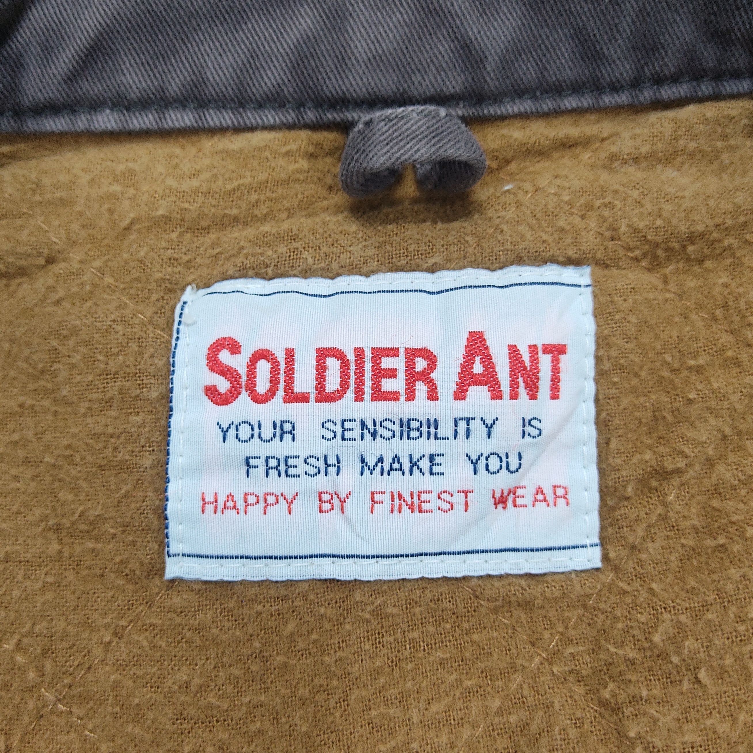 Japanese Brand SPIDER ANT Lined Chore Jacket Kapital Inspired Size US M / EU 48-50 / 2 - 9 Thumbnail