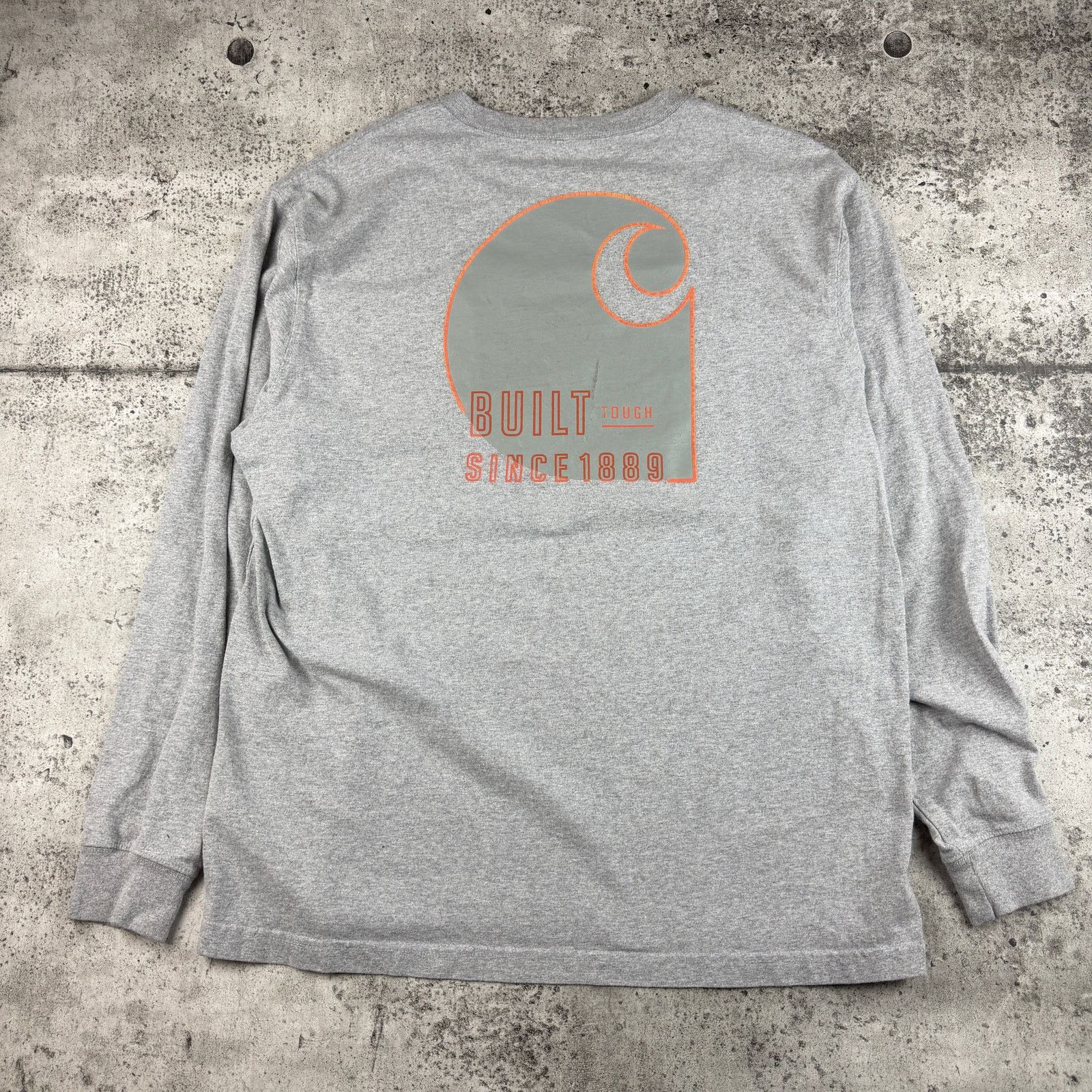 Carhartt Carhartt Long Sleeve Pocket Shirt Big Carhartt Logo Size L Size US L / EU 52-54 / 3 - 1 Thumbnail