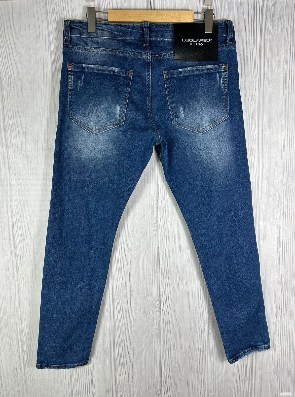 Dsquared2 Dsquared2 Milano Italy Distressed Denim Jeans Pants Size 52 Size US 36 / EU 52 - 2 Thumbnail