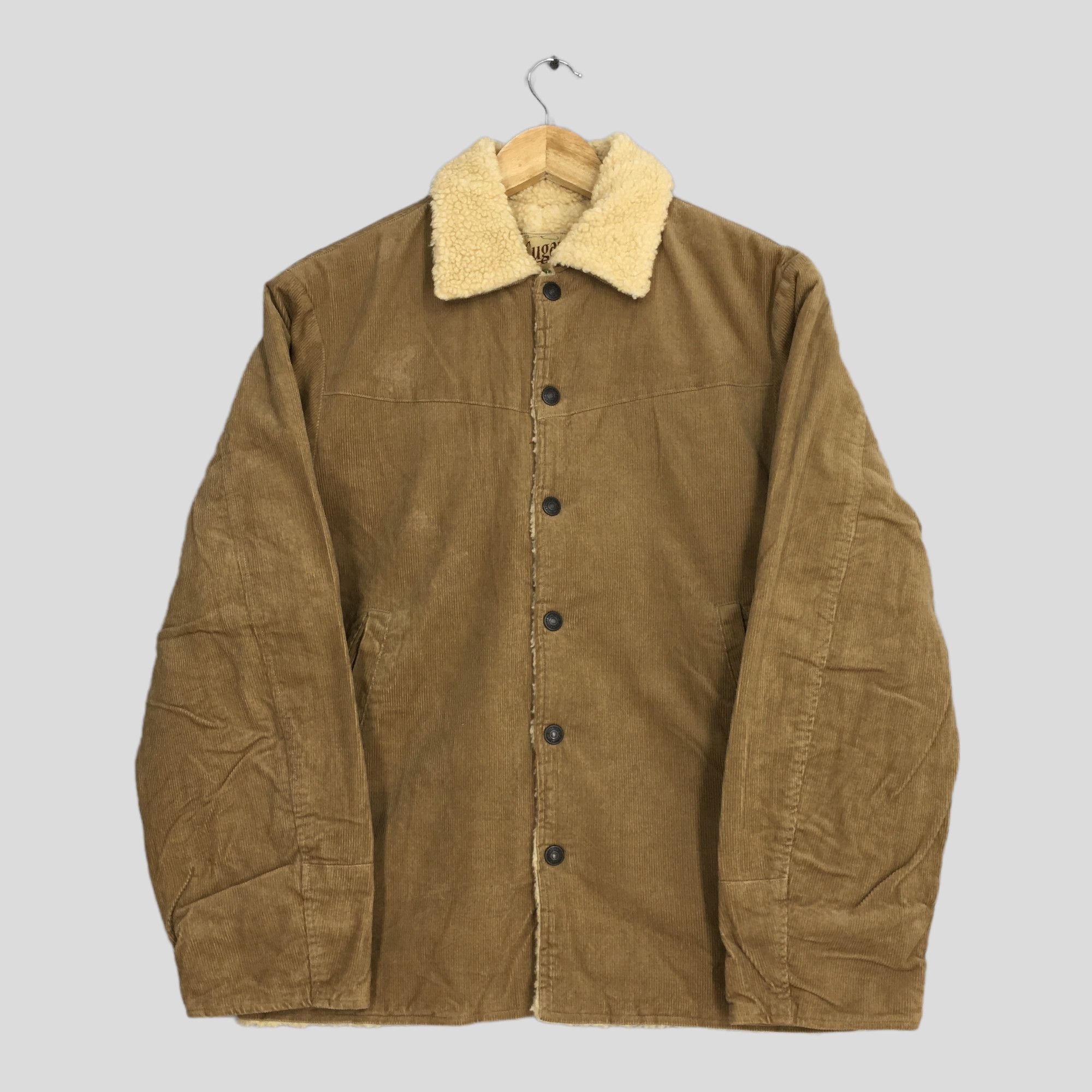 Sugar Cane × Vintage Vintage Sugar Cane Sherpa Corduroy Jeans Jacket Medium Size US M / EU 48-50 / 2 - 1 Thumbnail