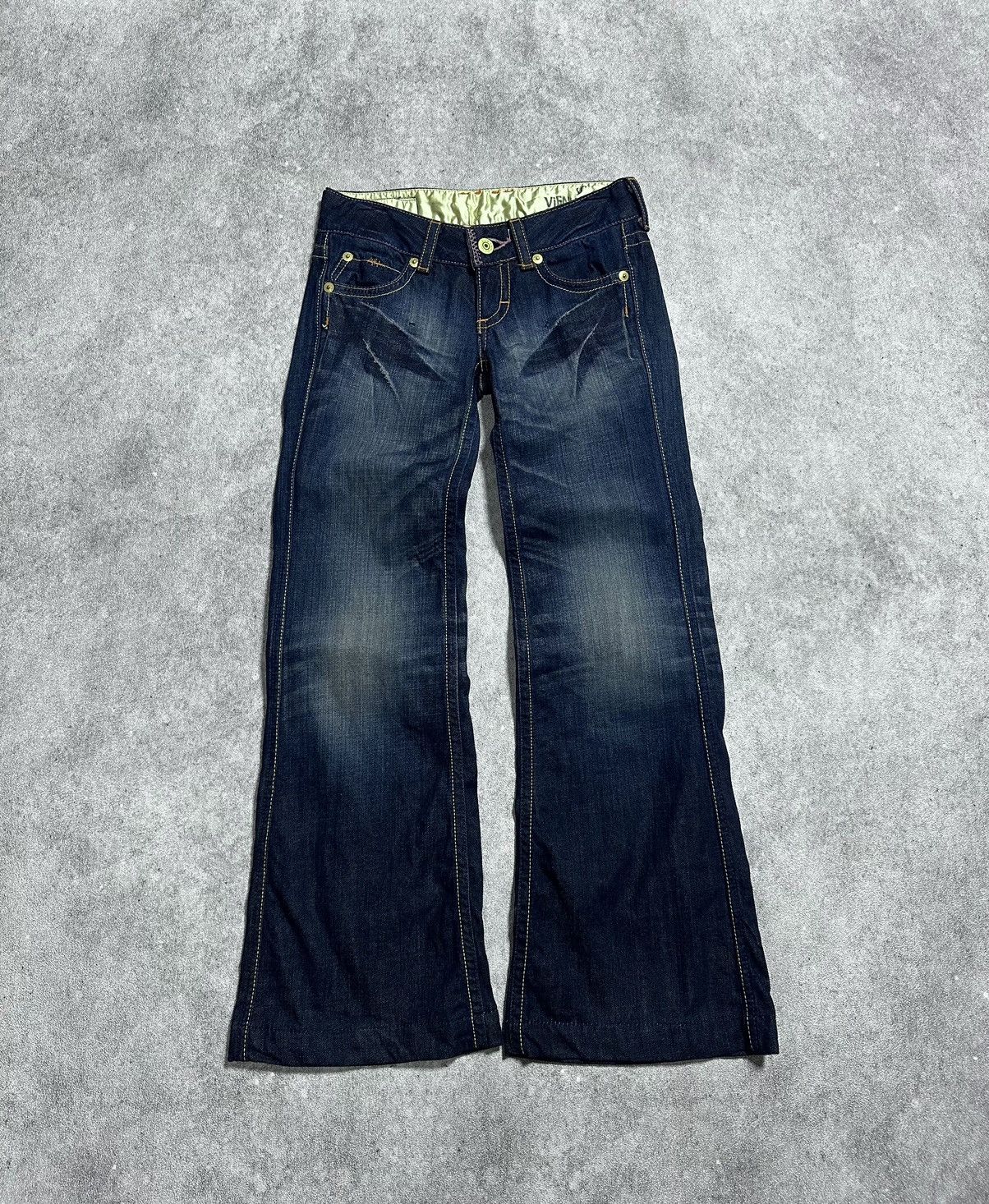 Japanese Brand Something By Edwin Flared Jeans Size US 28 / EU 44 - 1 Thumbnail