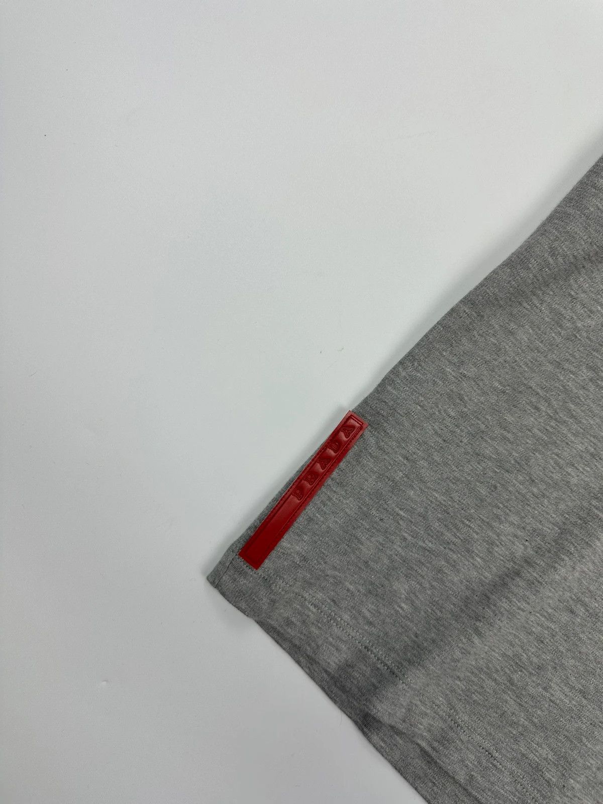 Prada Prada Sport SS99 Grey Cotton Boxy Tee Size US L / EU 52-54 / 3 - 3 Thumbnail