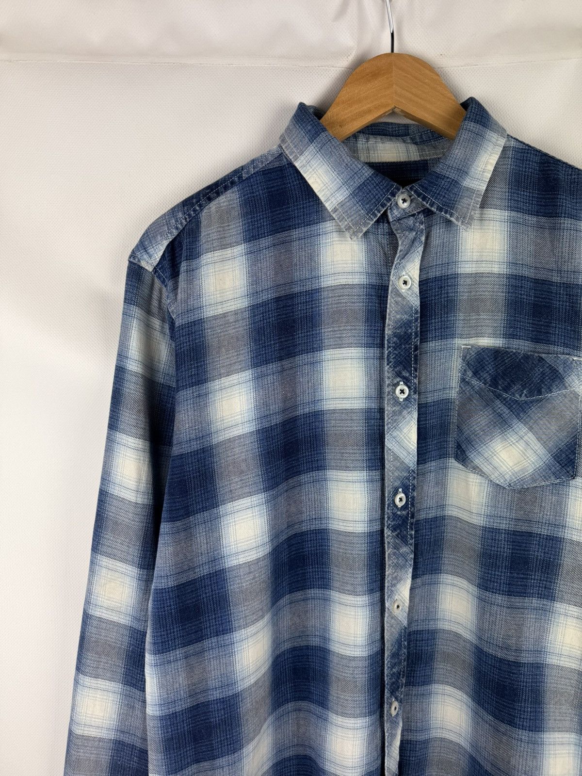 Other Thruxton Men’s Checked Plaid Cotton Japanese Button Up Shirt Size US L / EU 52-54 / 3 - 4 Thumbnail