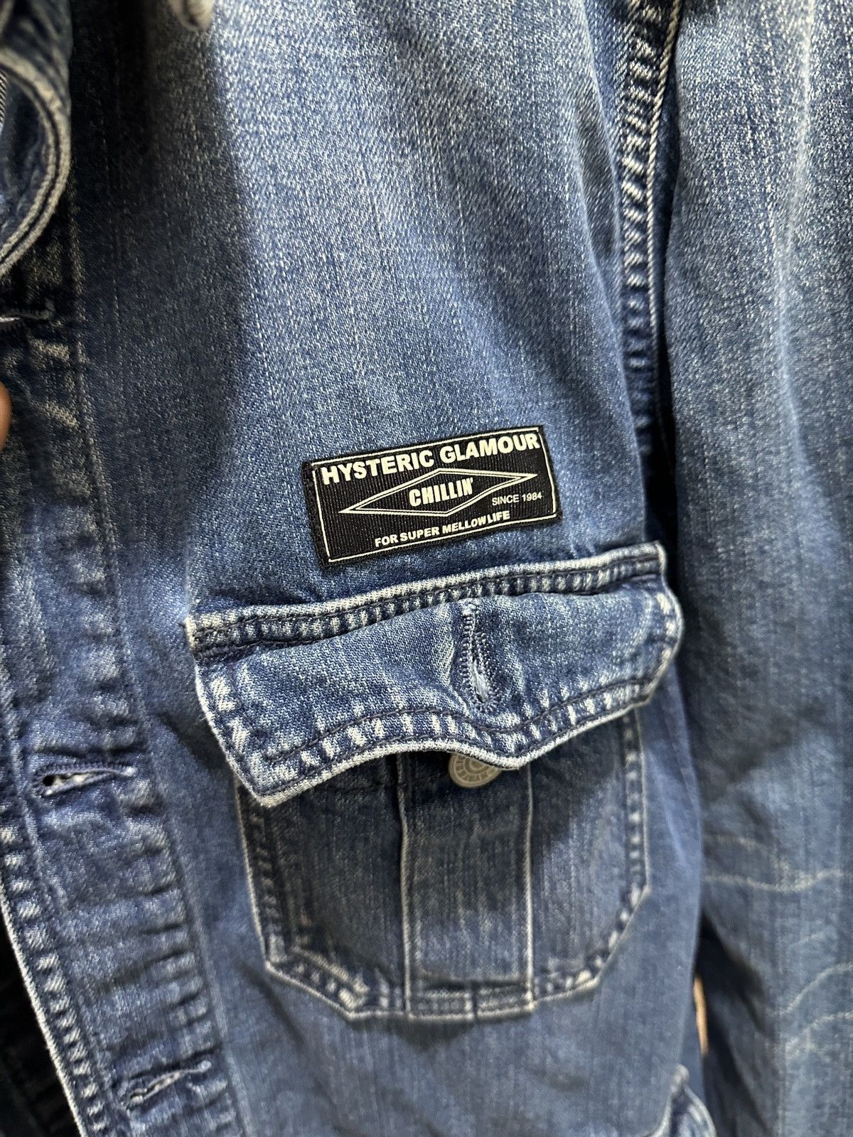 Hysteric Glamour Hysteric Glamour “Heavy” Multipocket Denim Jacket Size US M / EU 48-50 / 2 - 7 Thumbnail