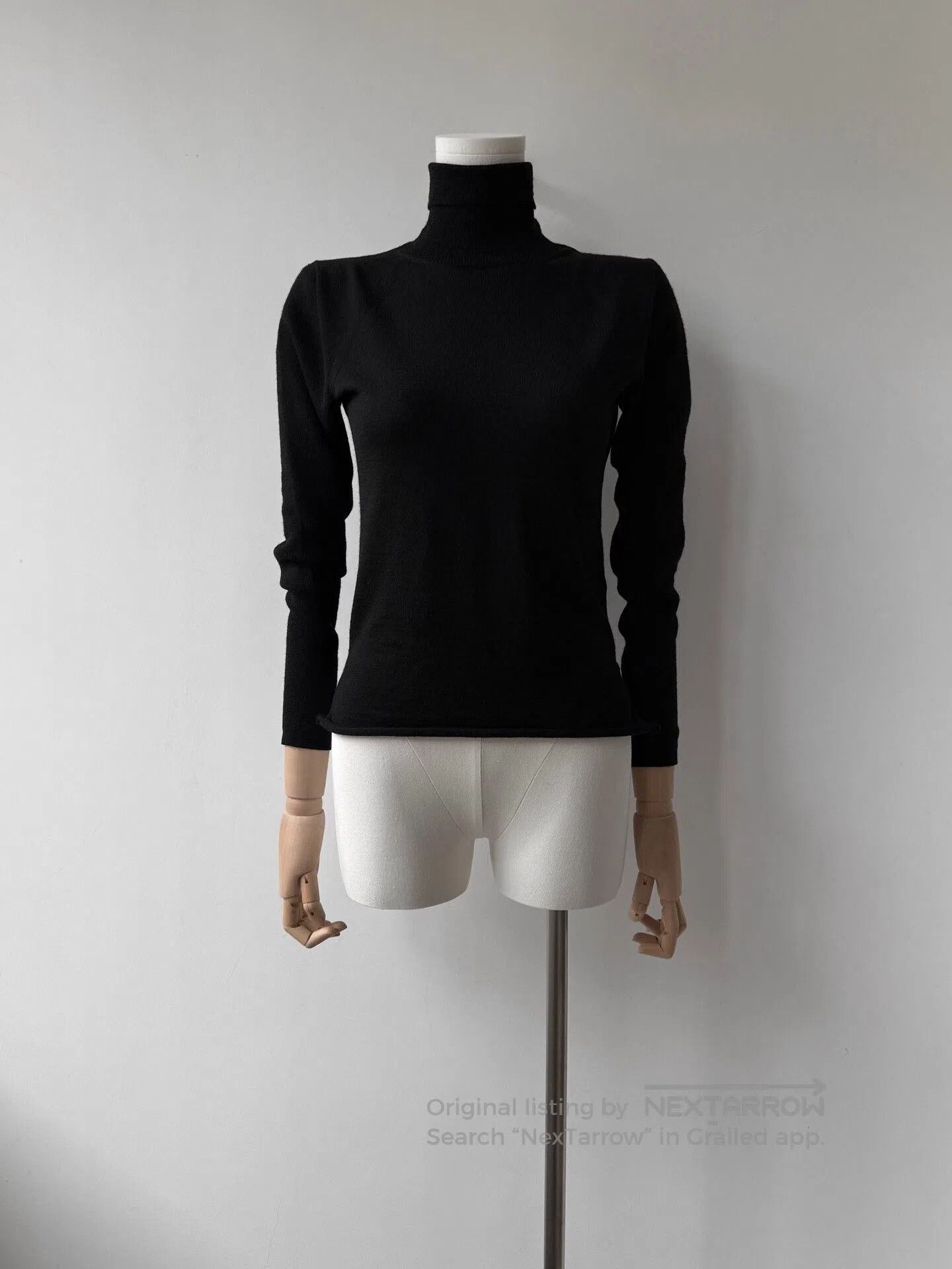 Yohji Yamamoto Yohji Yamamoto Black Wool Top. Size L / US 10 / IT 46 - 5 Thumbnail