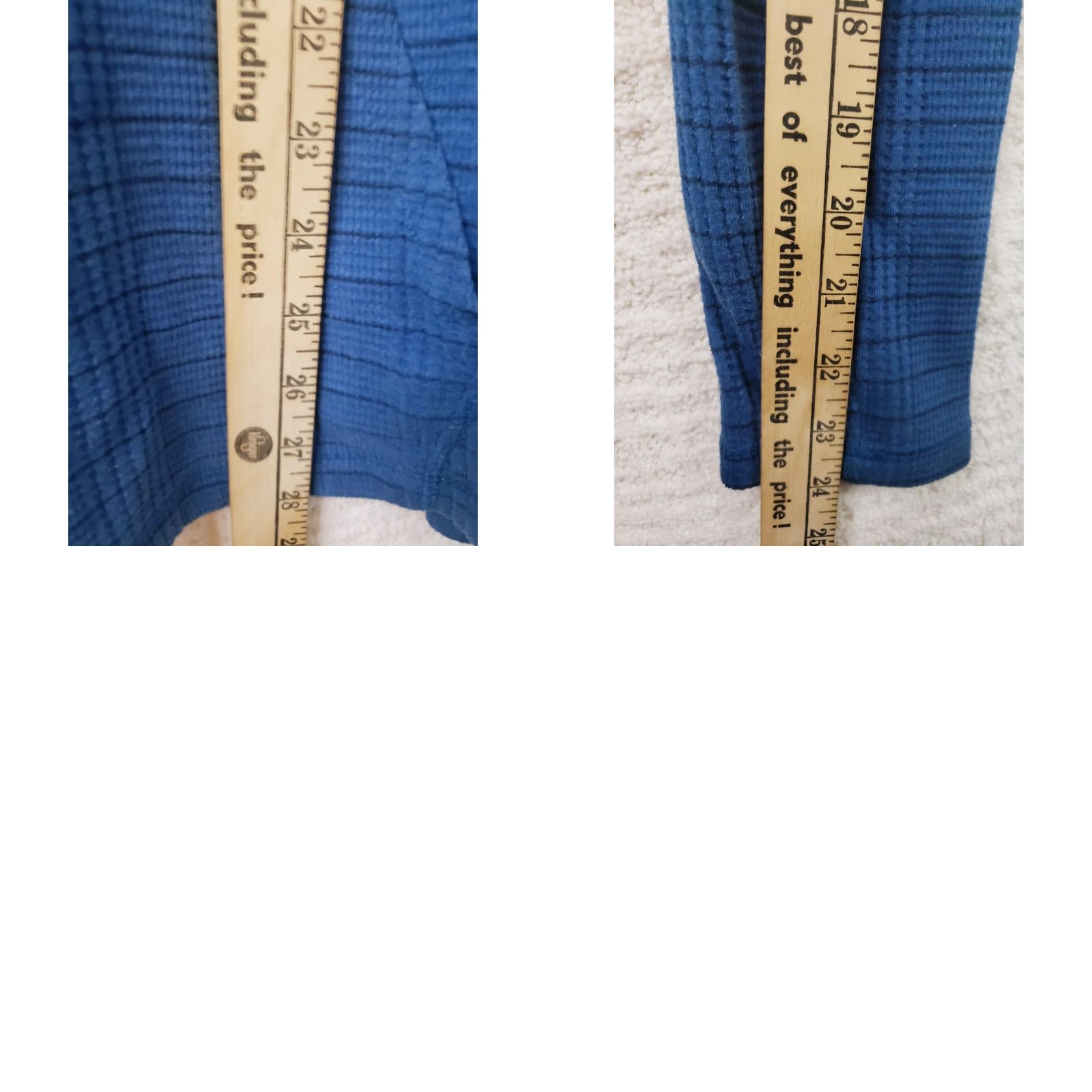 Hurley Hurley Henley Hoodie Shirt Men's M Blue Striped Hooded Long Sleeve Pullover Size US M / EU 48-50 / 2 - 9 Thumbnail