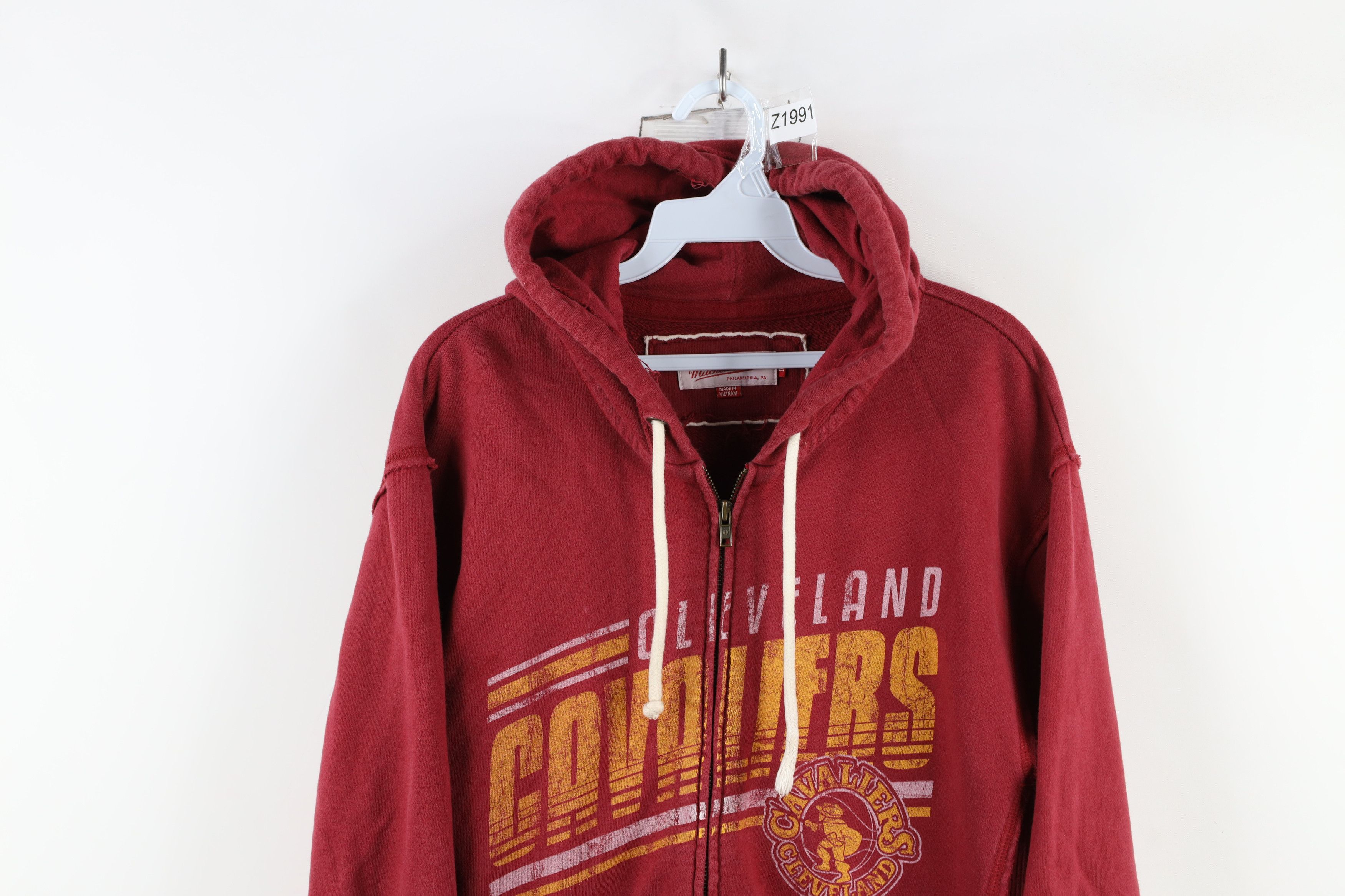 Mitchell & Ness × Vintage Retro Mitchell & Ness Cavaliers Basketball Full Zip Hoodie Size US M / EU 48-50 / 2 - 2 Thumbnail