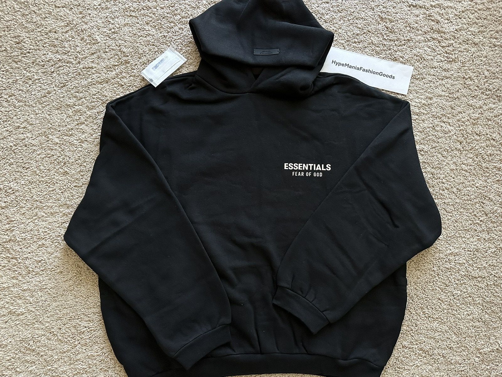 Essentials Fear of God Essentials Fleece Hoodie Black Size US M / EU 48-50 / 2 - 2 Thumbnail