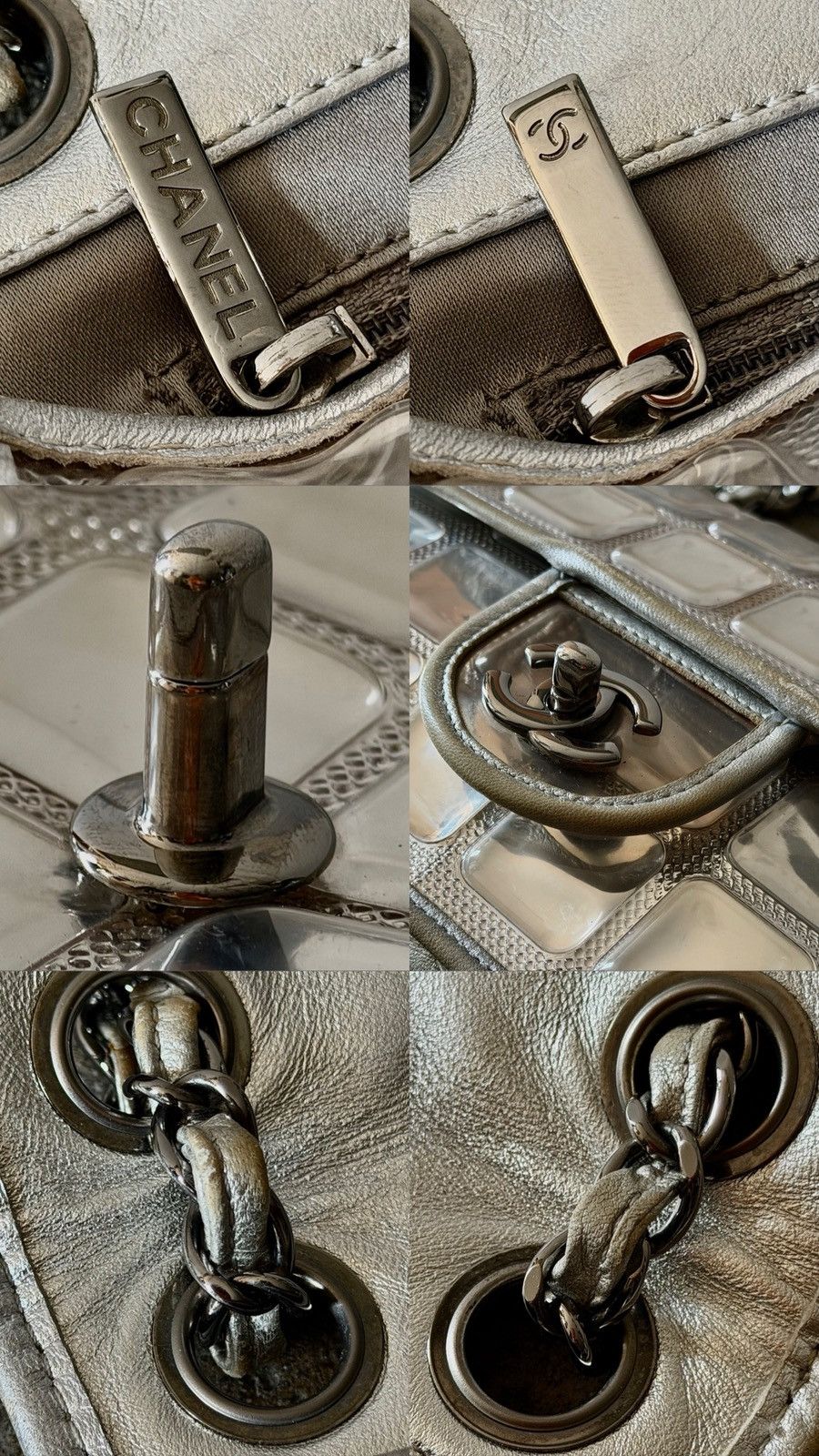 Chanel Chanel - Karl Lagerfeld - 2008 - Silver Ice Cube Flap Bag Size ONE SIZE - 22 Thumbnail