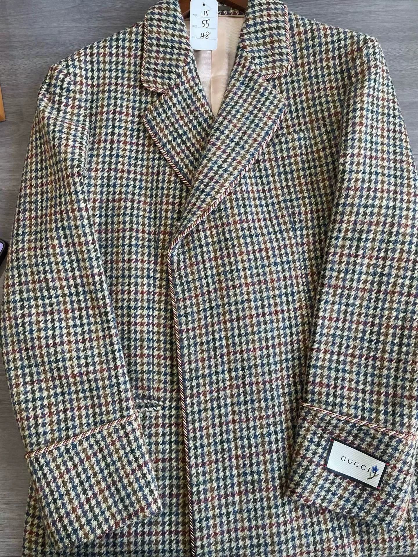 Gucci Gucci Wool Coat New 48 L 115cm 110cm Chest Size US M / EU 48-50 / 2 - 8 Thumbnail