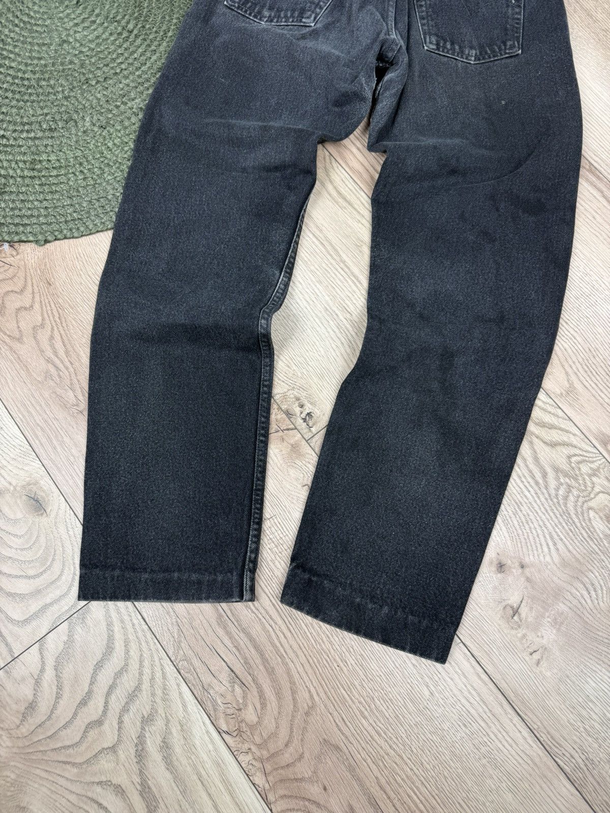 Levi's × Vintage 1990’s Vintage Levi’s 536 Charcoal Grey Denim Jeans 32X32 Size US 32 / EU 48 - 9 Thumbnail