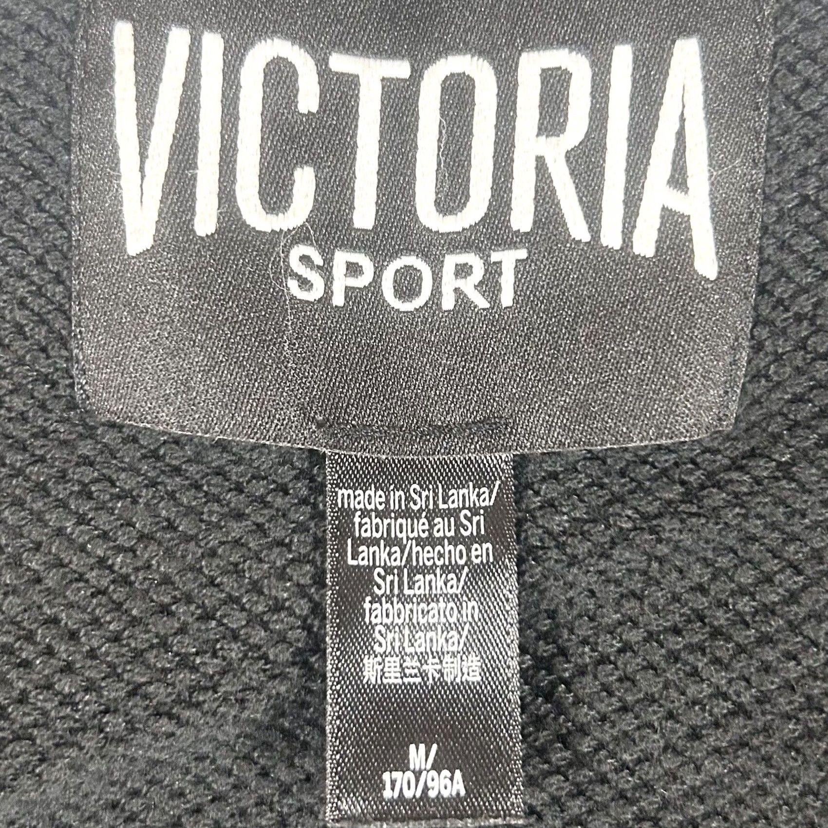 Victoria's Secret Victoria's Secret Sport Womens V-Neck Hoodie Pullover Long Sleeve M Black Digital 90s Sports Womens Mens? Size M / US 6-8 / IT 42-44 - 3 Thumbnail