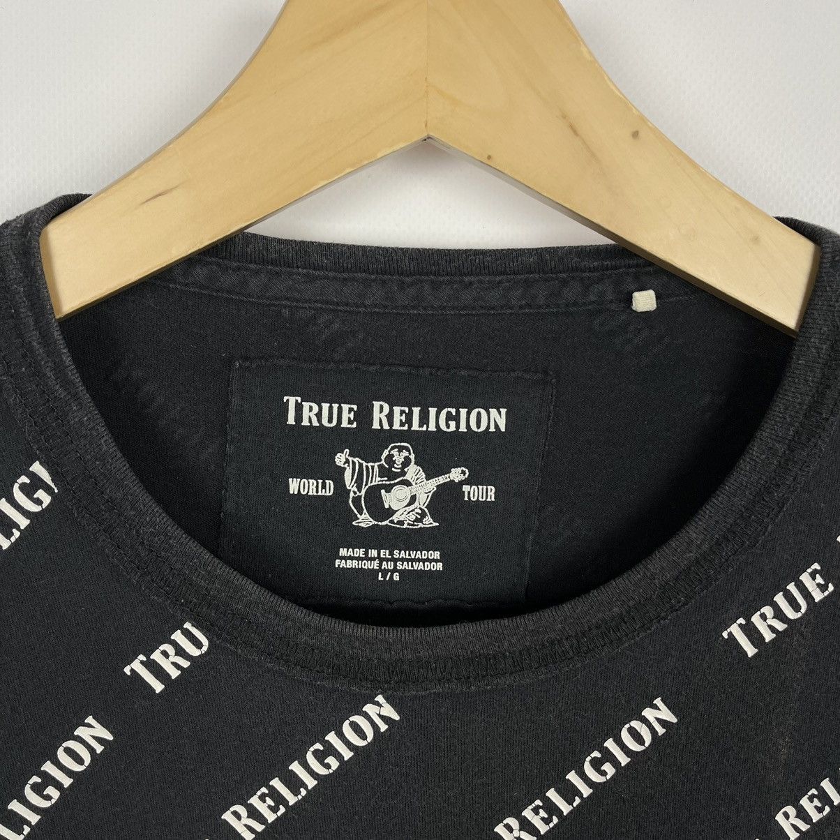 True Religion Vintage True Religion multilogo y2k japanese tee 90’s Size US L / EU 52-54 / 3 - 5 Thumbnail