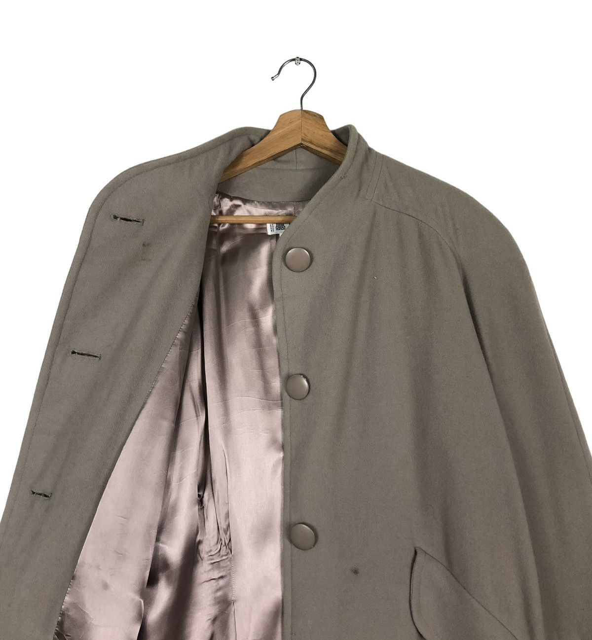 Lanvin 🔥RICH GREY LONG WOOL JACKET HERRINGBONE LANVIN PARIS FRANCE Size US M / EU 48-50 / 2 - 12 Thumbnail