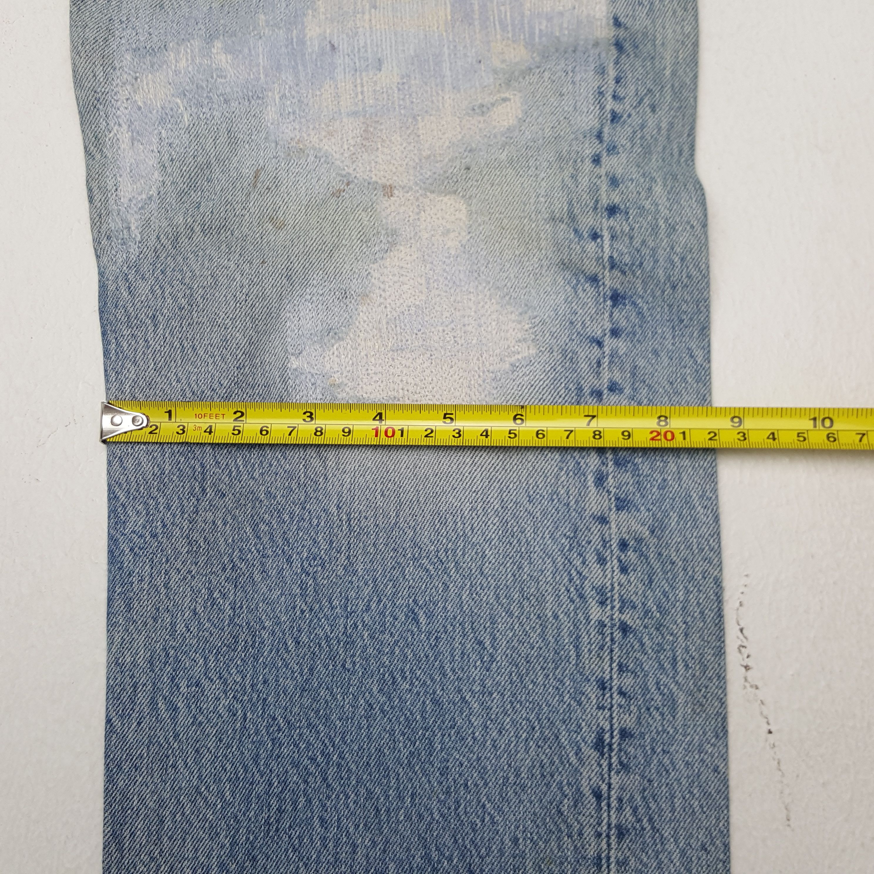 Levi's × Vintage Vintage Levi's 501 Distressed Style Denim Jeans Size US 30 / EU 46 - 10 Thumbnail