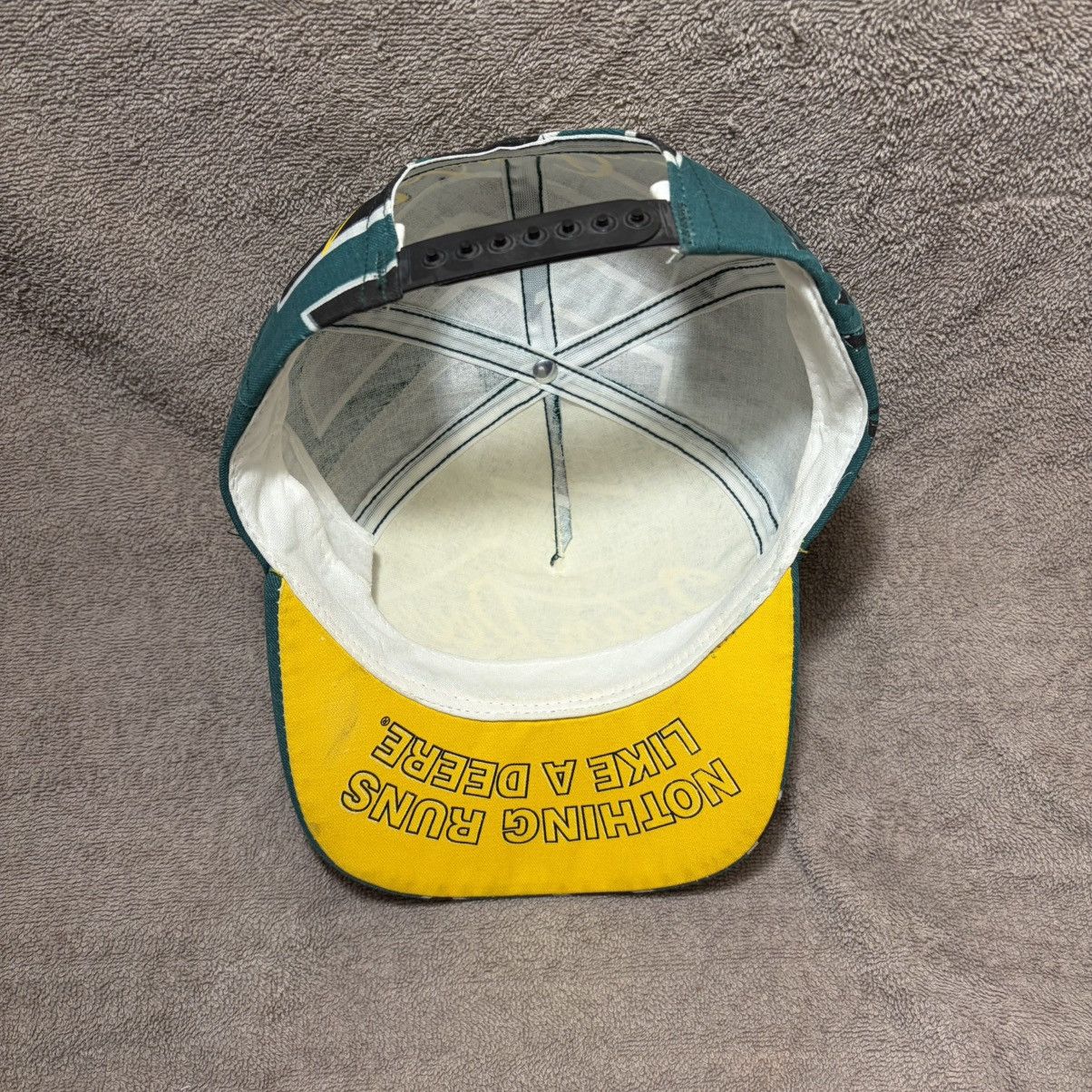 John Deere Vintage John Deere Snapback Hat Tractor AOP Farm Swingster Size ONE SIZE - 8 Thumbnail