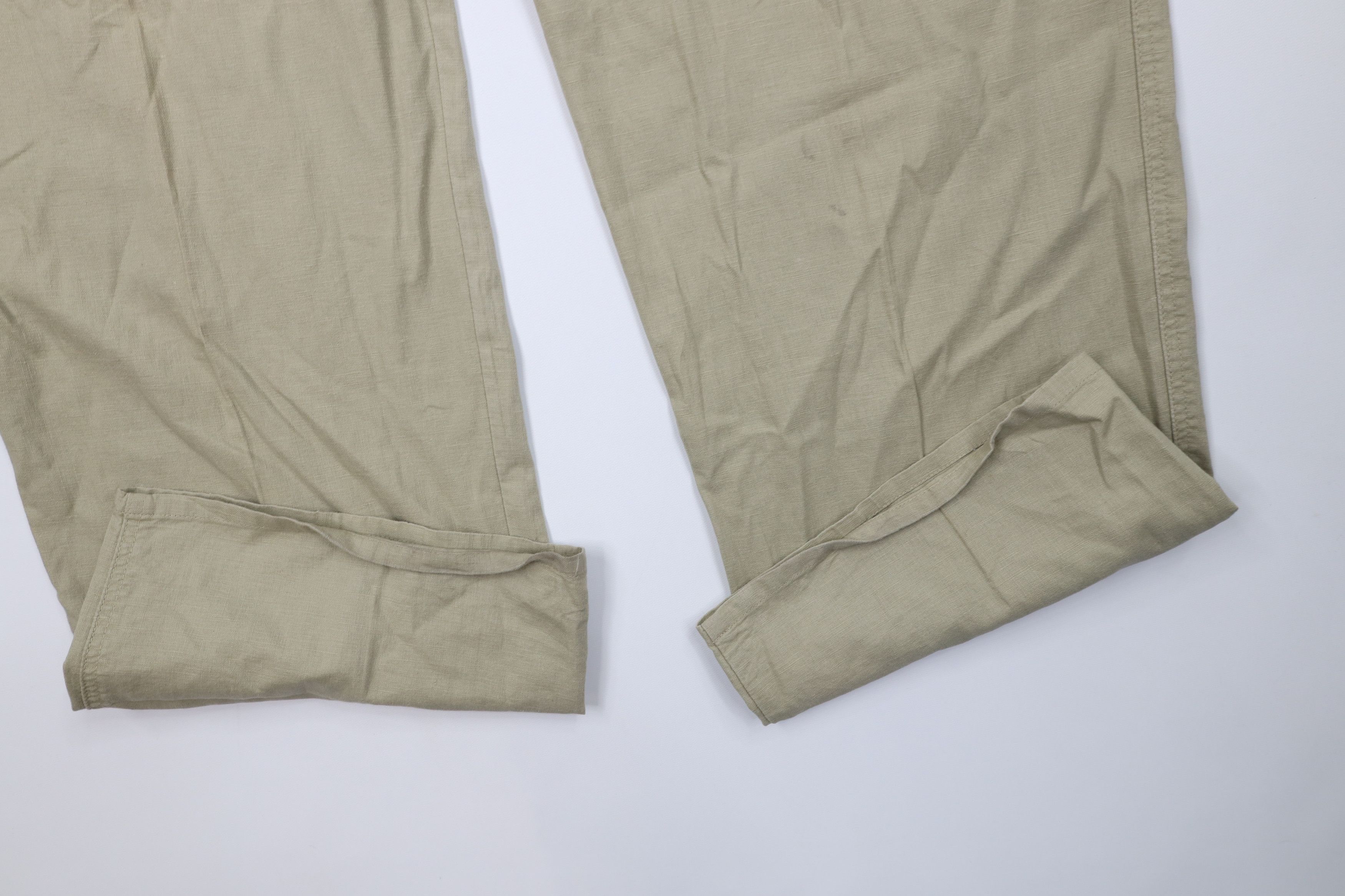 Enyce Vintage 90s Y2K Enyce Baggy Linen Blend Wide Leg Pants Size US 42 / EU 58 - 6 Thumbnail