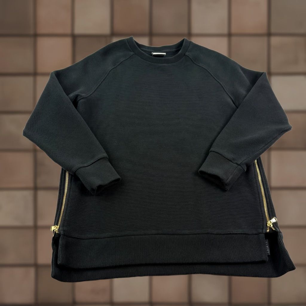 Varley Varley Sweatshirt Womens Medium Black Manning Pullover Crew Neck Sweatshirt Size M / US 6-8 / IT 42-44 - 1 Thumbnail